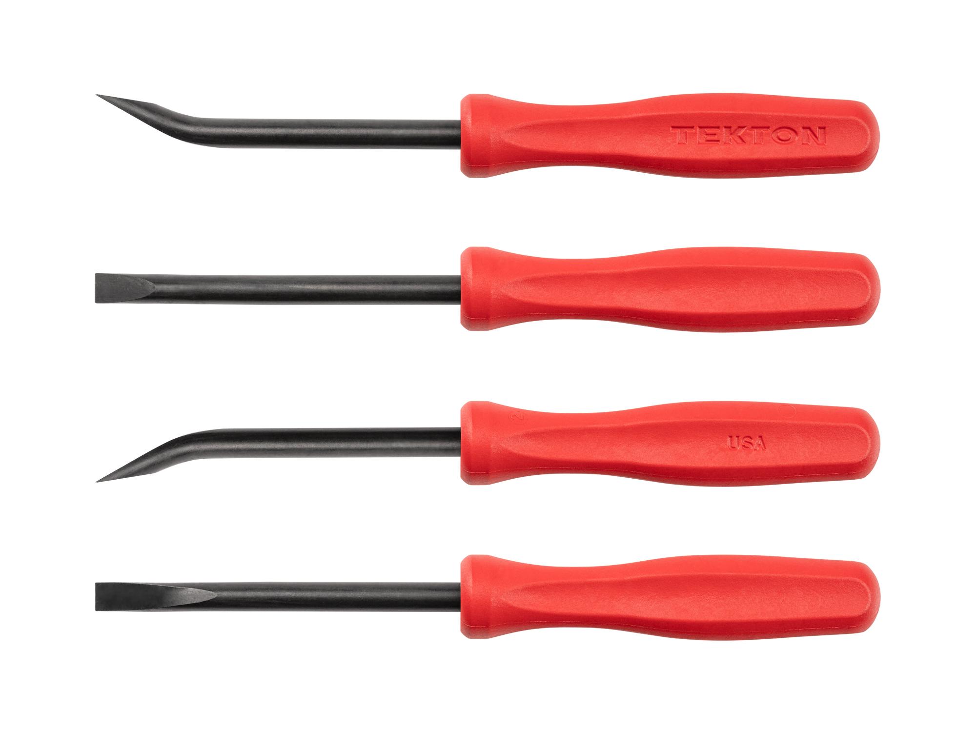 Side view of Tekton 3 inch mini pry bar. Item #LRD84100