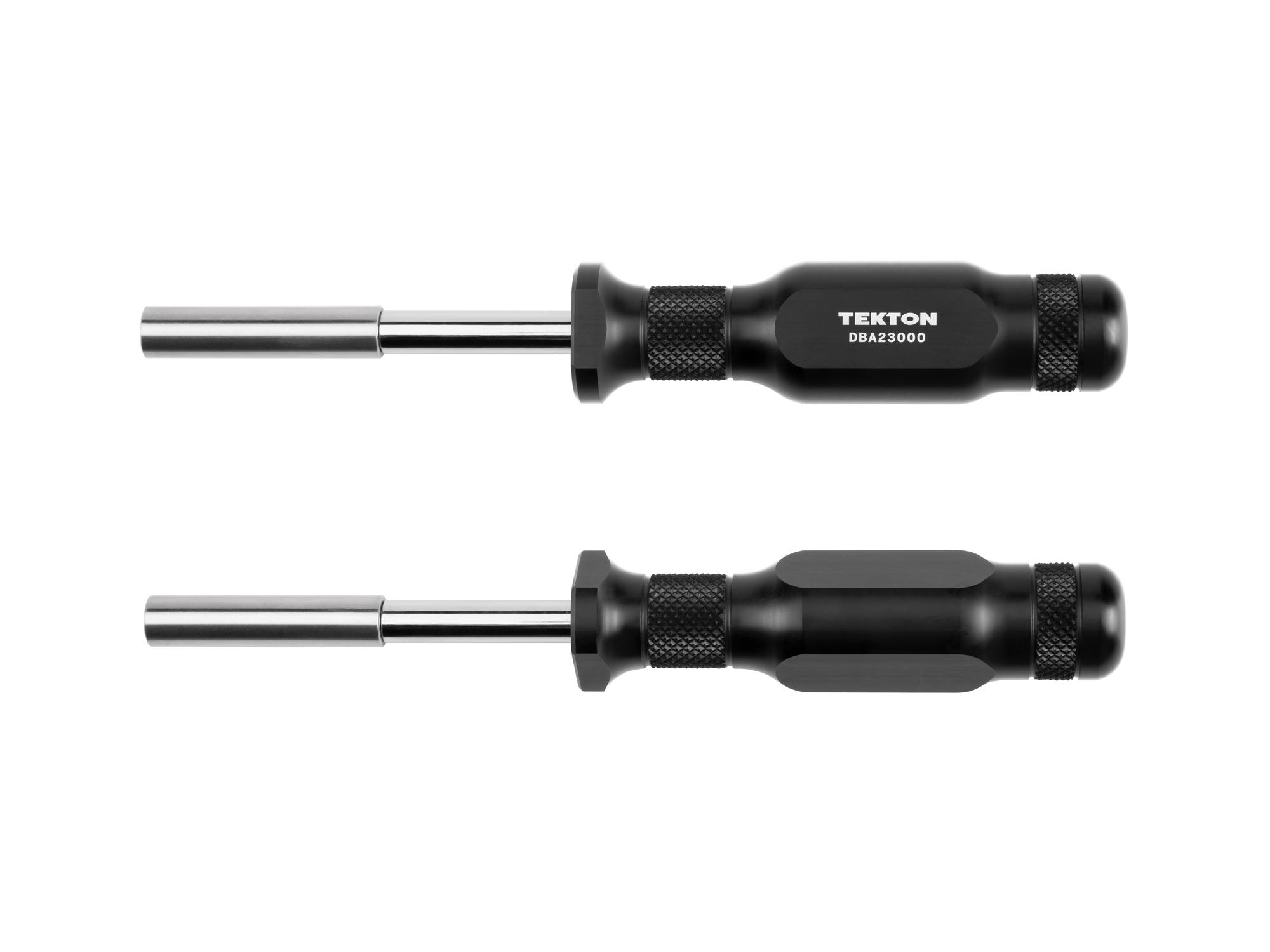 Side view of Tekton multi-bit driver. Item #DBA23000