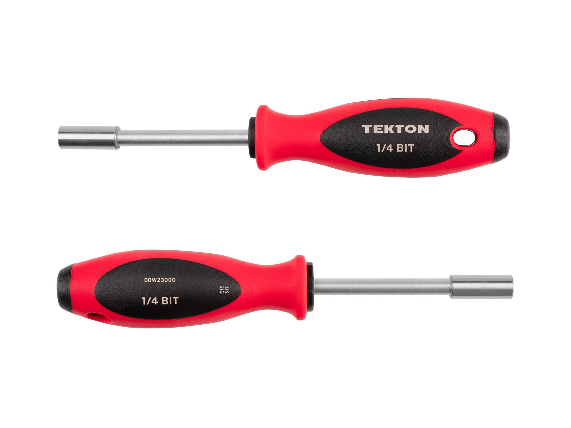Side view of Tekton multi-bit driver. Item #DBW23000