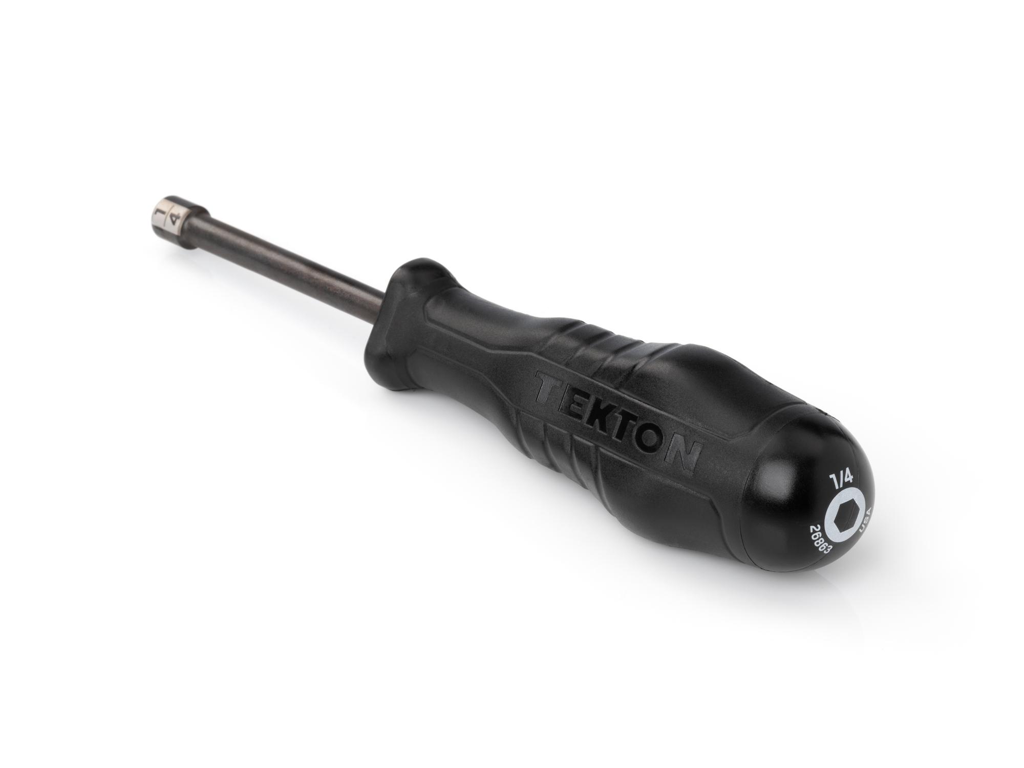Back angle view of Tekton nut driver. Item #26863