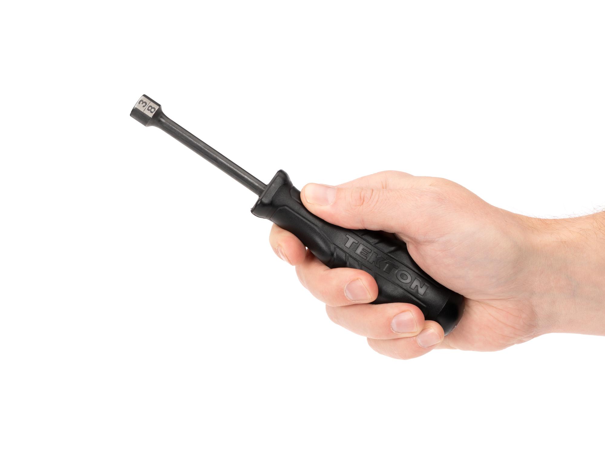 Person holding Tekton nut driver. Item #26866