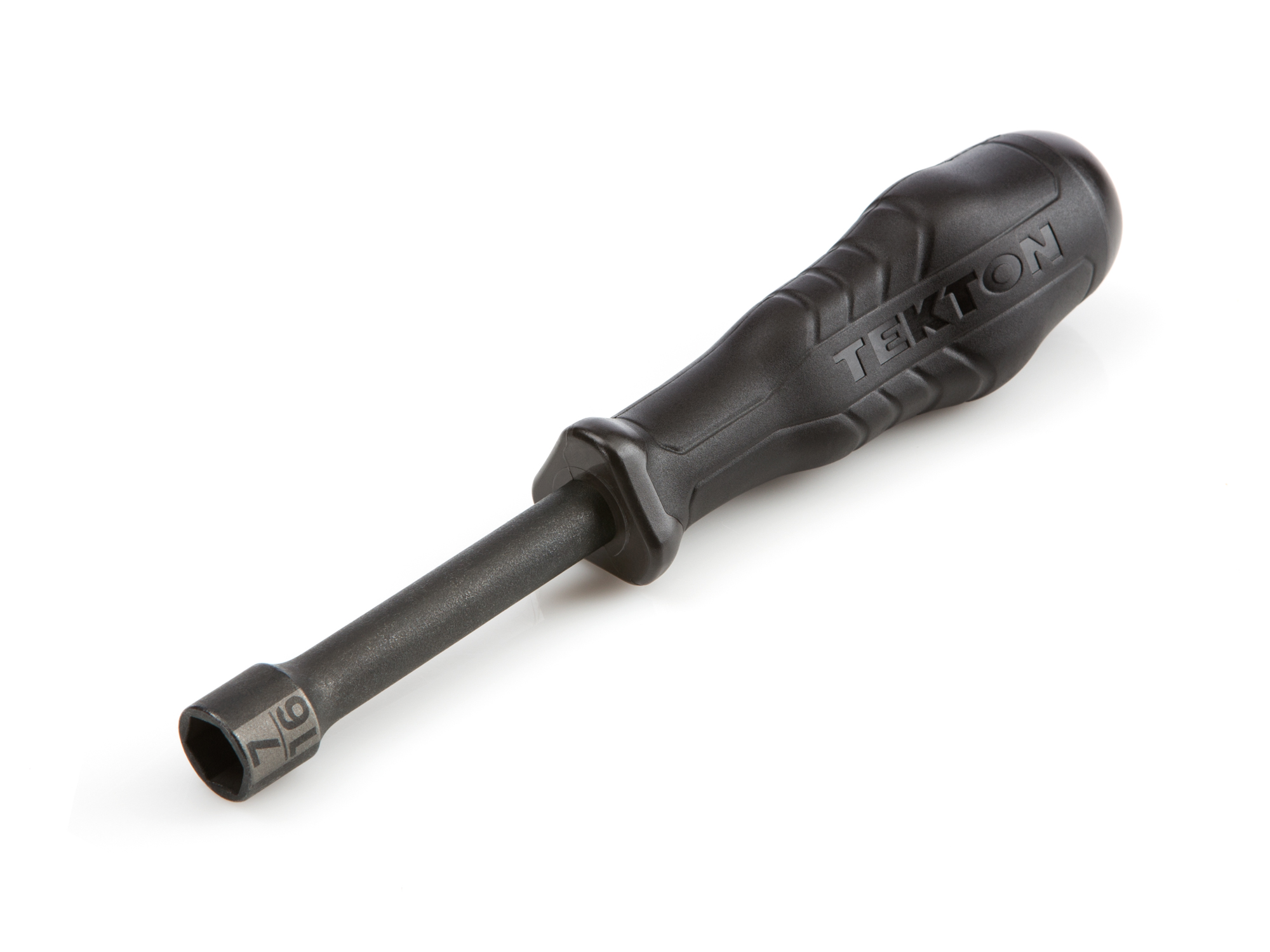 TEKTON 7/16 Inch High-Torque Black Oxide Blade Nut Driver