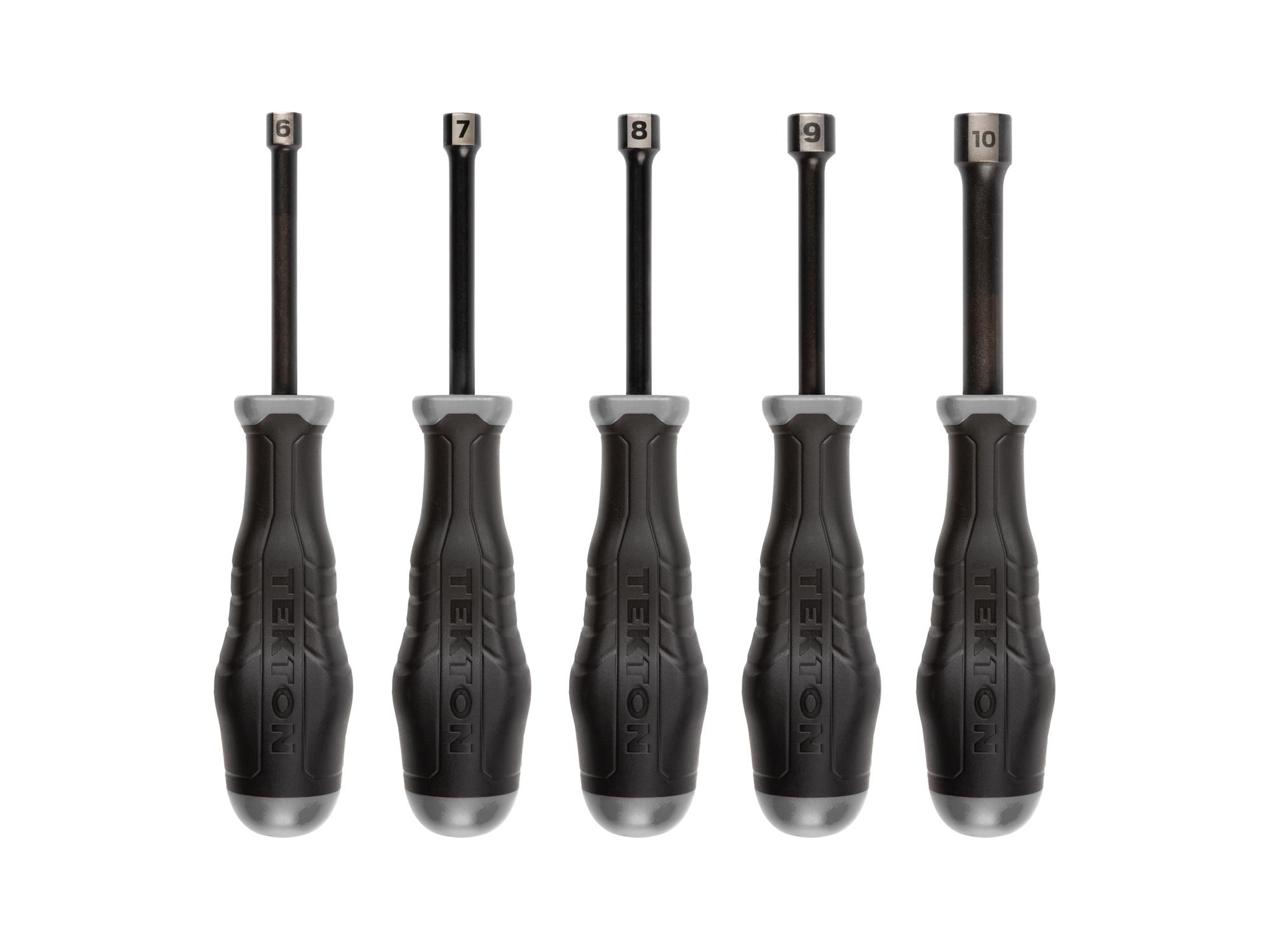 High-Torque Black Oxide Blade Nut Driver Set (5-Piece)