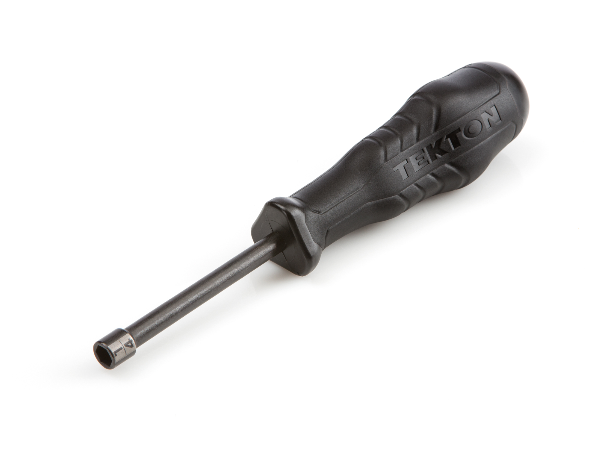 TEKTON 1/4 Inch High-Torque Black Oxide Blade Nut Driver (Old Handle Design)