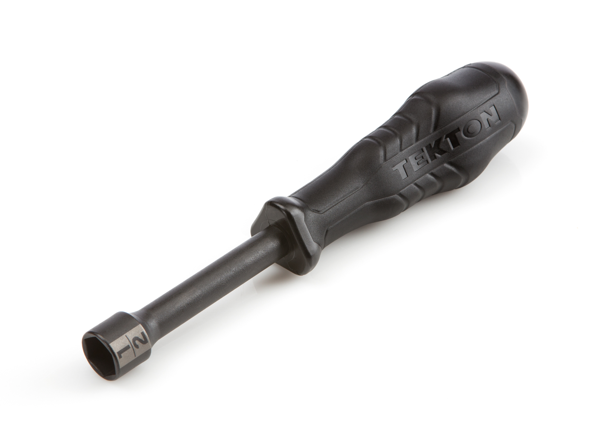 TEKTON 1/2 Inch High-Torque Black Oxide Blade Nut Driver (Old Handle Design)