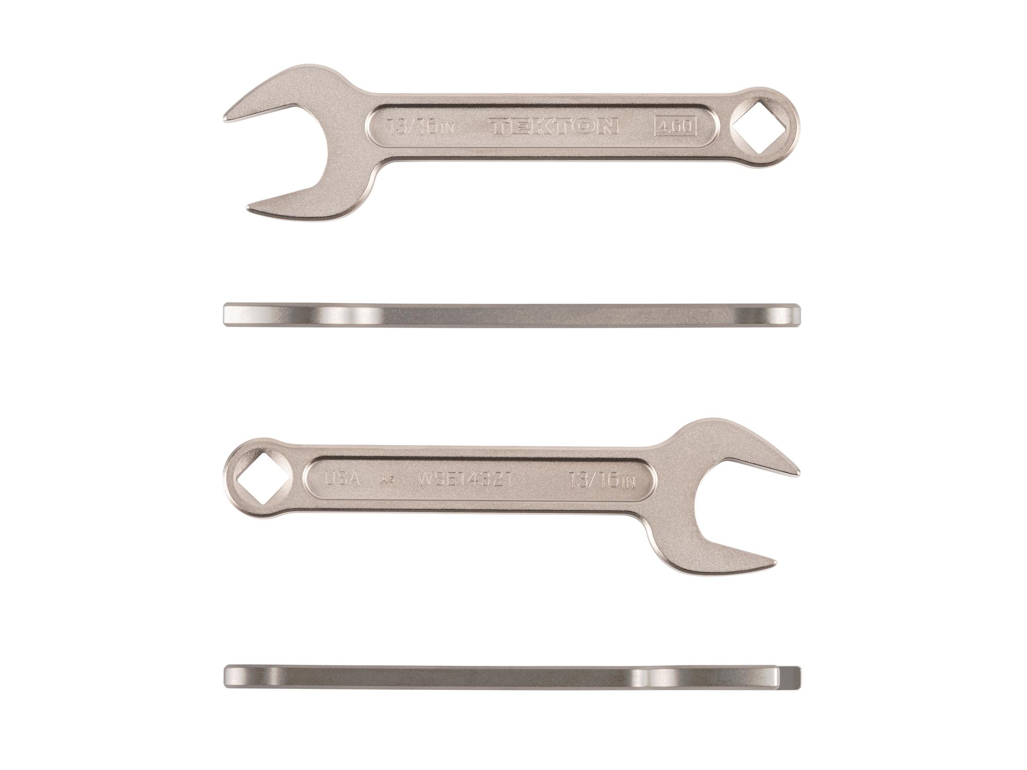 Side view of Tekton service wrench. Item #WSE14321