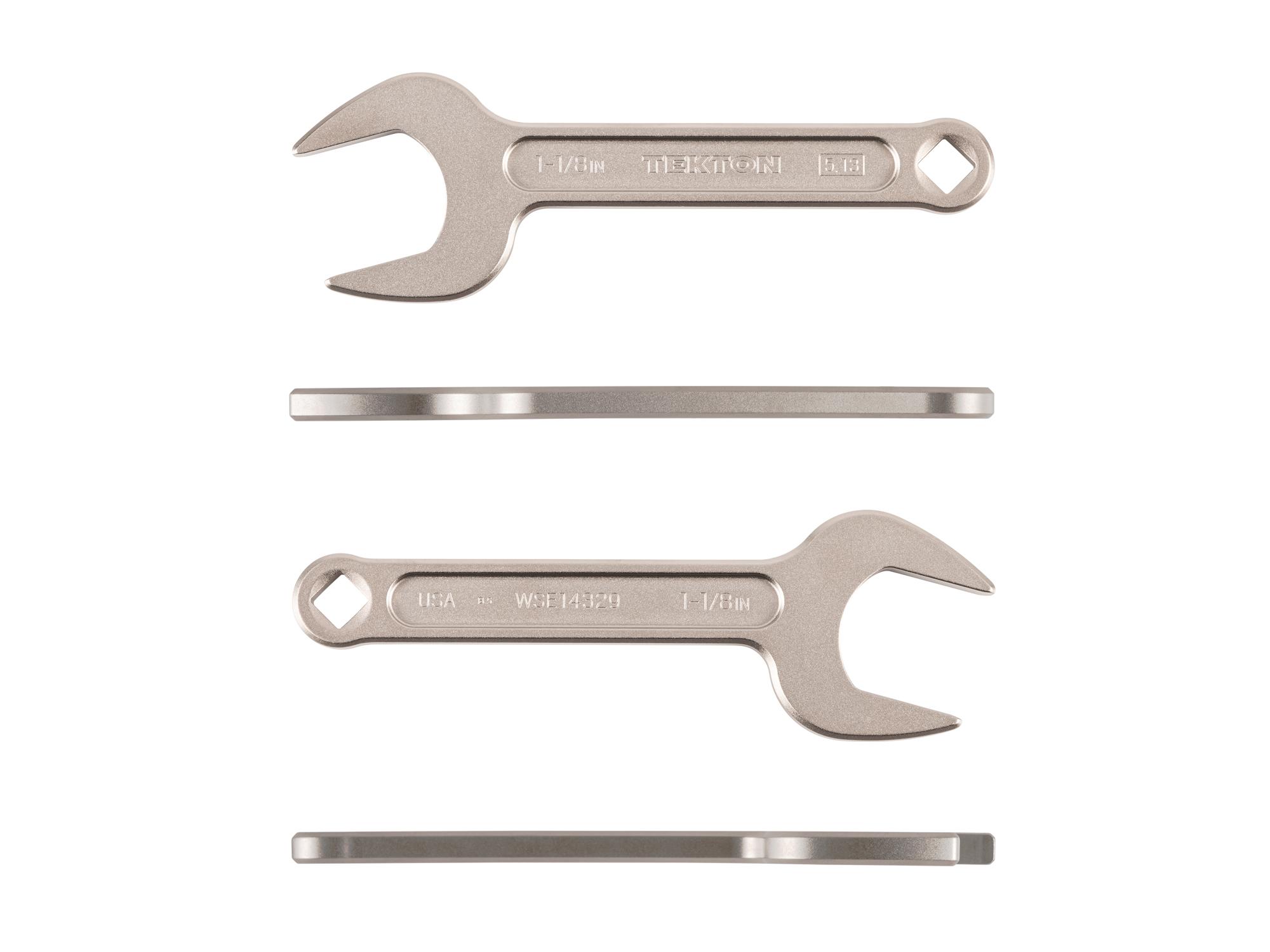 Side view of Tekton service wrench. Item #WSE14329