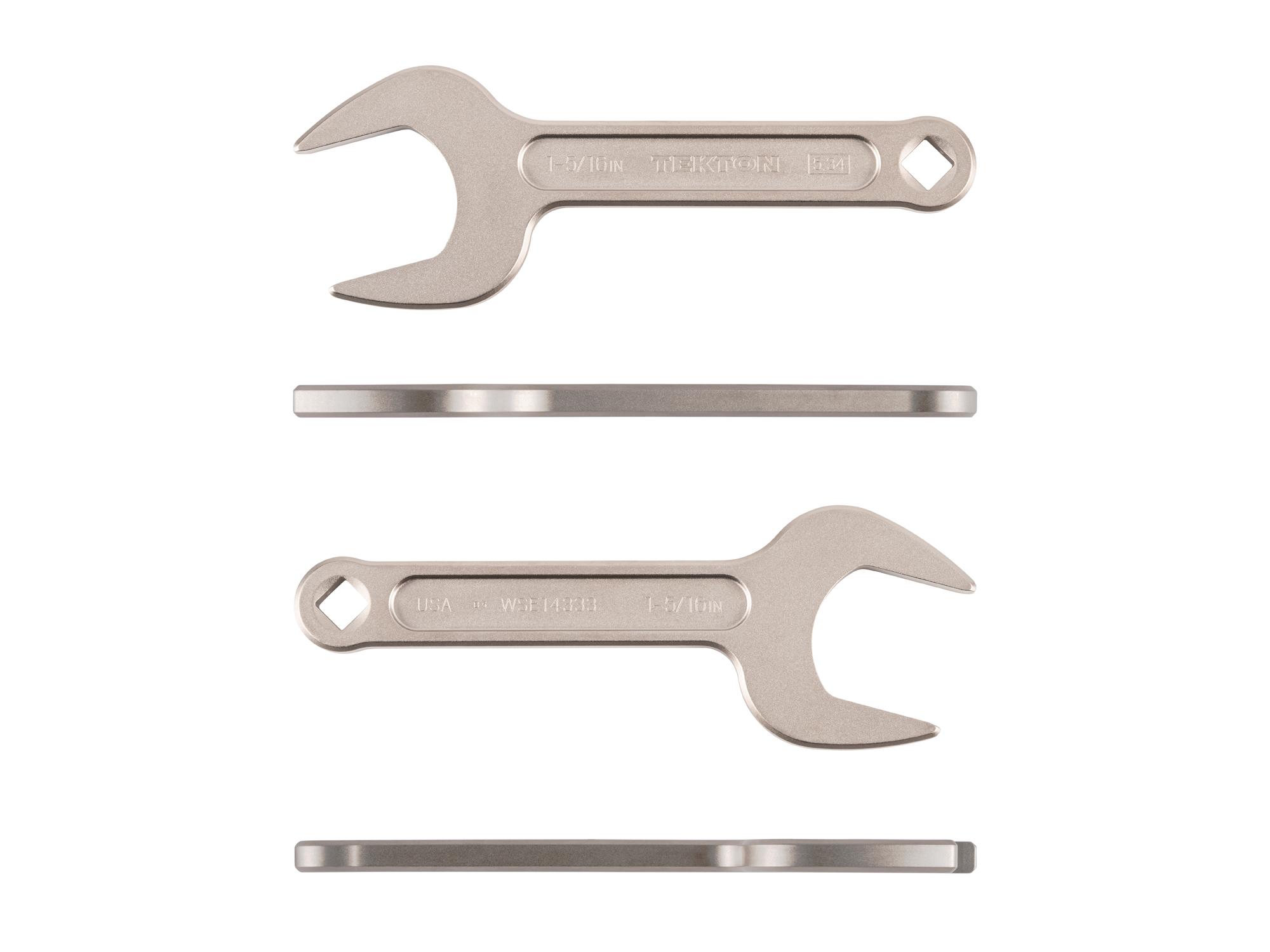 Side view of Tekton service wrench. Item #WSE14333