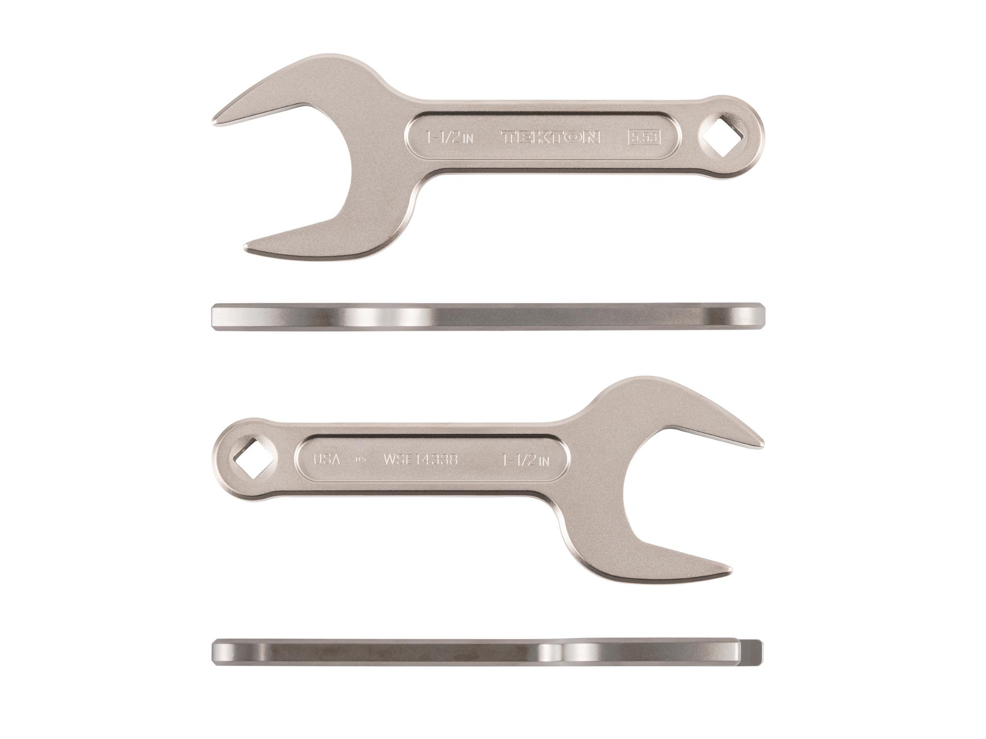 Side view of Tekton service wrench. Item #WSE14338