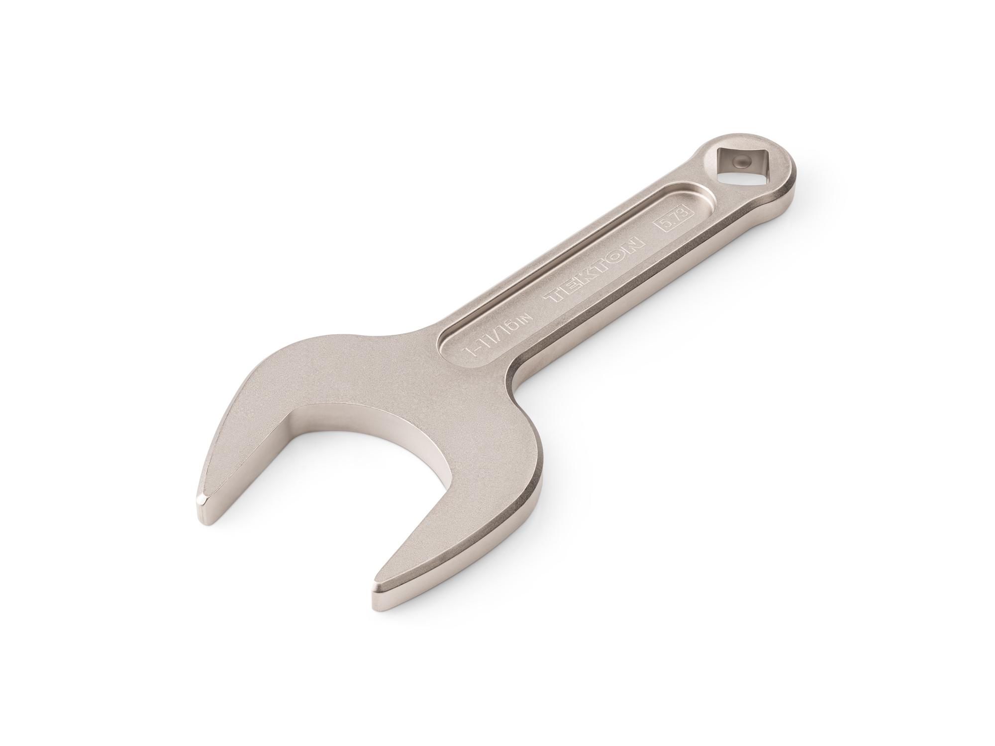 Front-right angle view of Tekton service wrench. Item #WSE14342