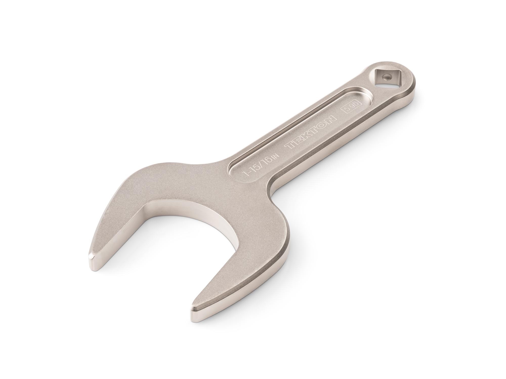 Front-right angle view of Tekton service wrench. Item #WSE14349
