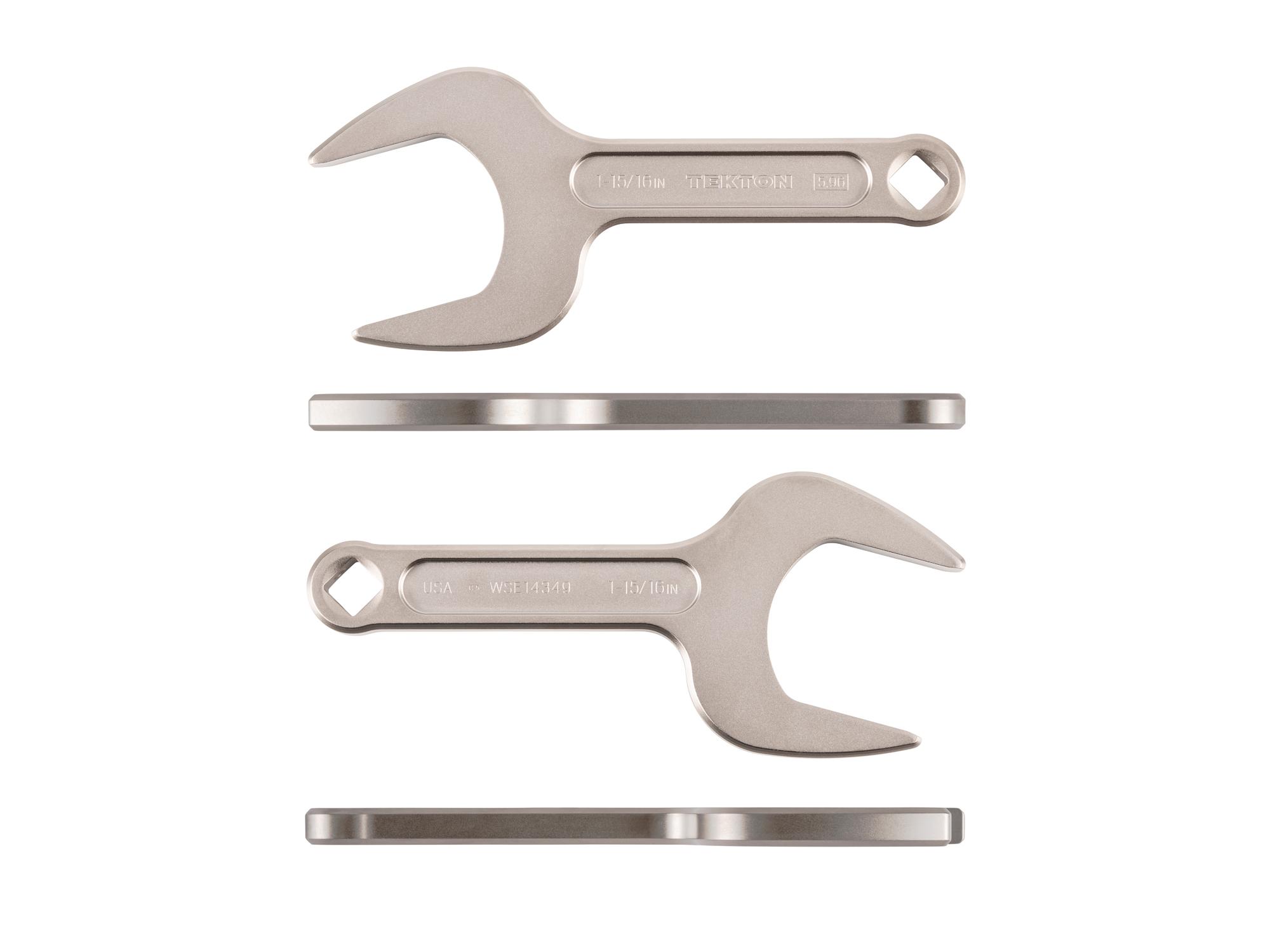 Side view of Tekton service wrench. Item #WSE14349