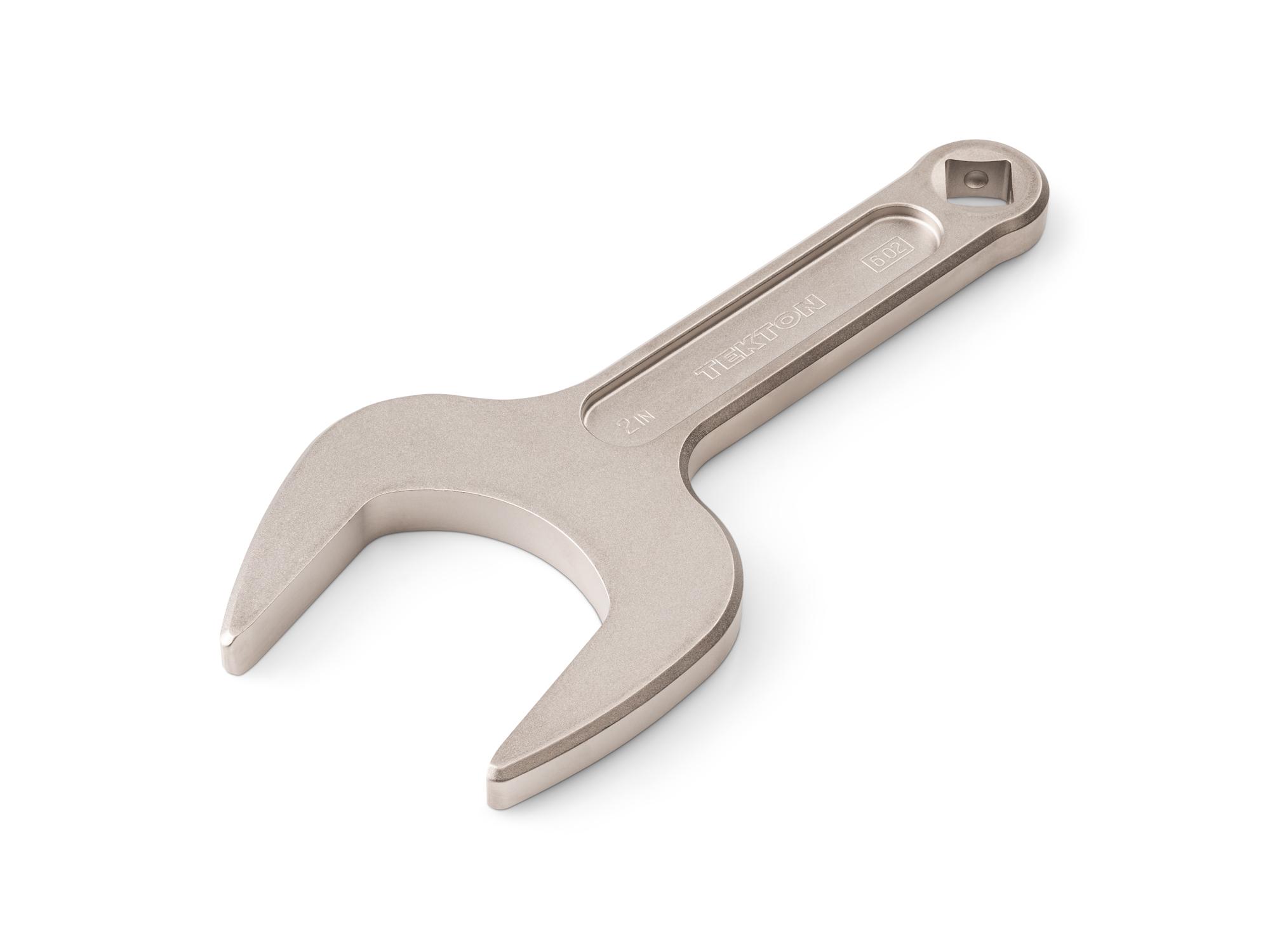 Front-right angle view of Tekton service wrench. Item #WSE14351