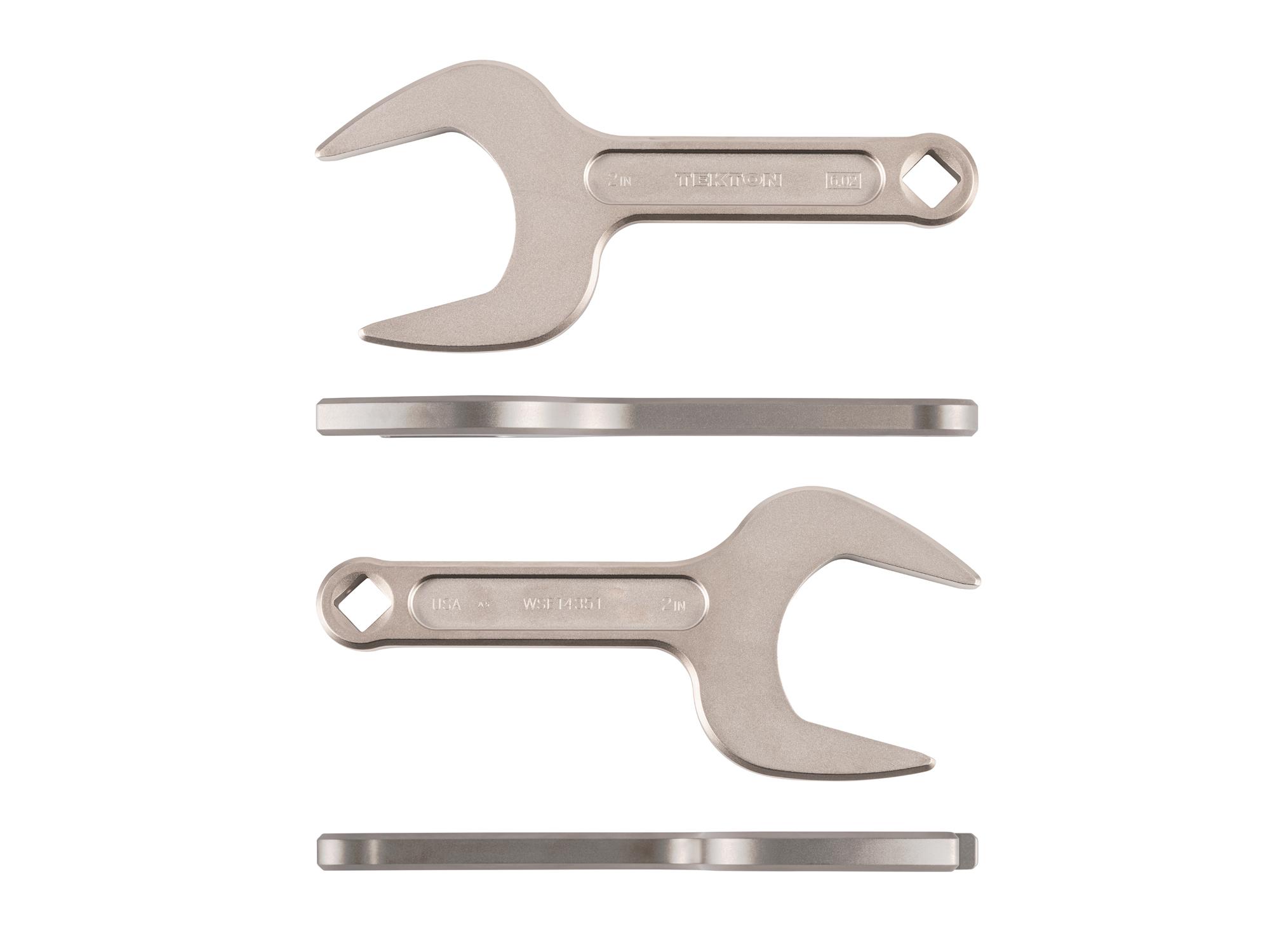 Side view of Tekton service wrench. Item #WSE14351