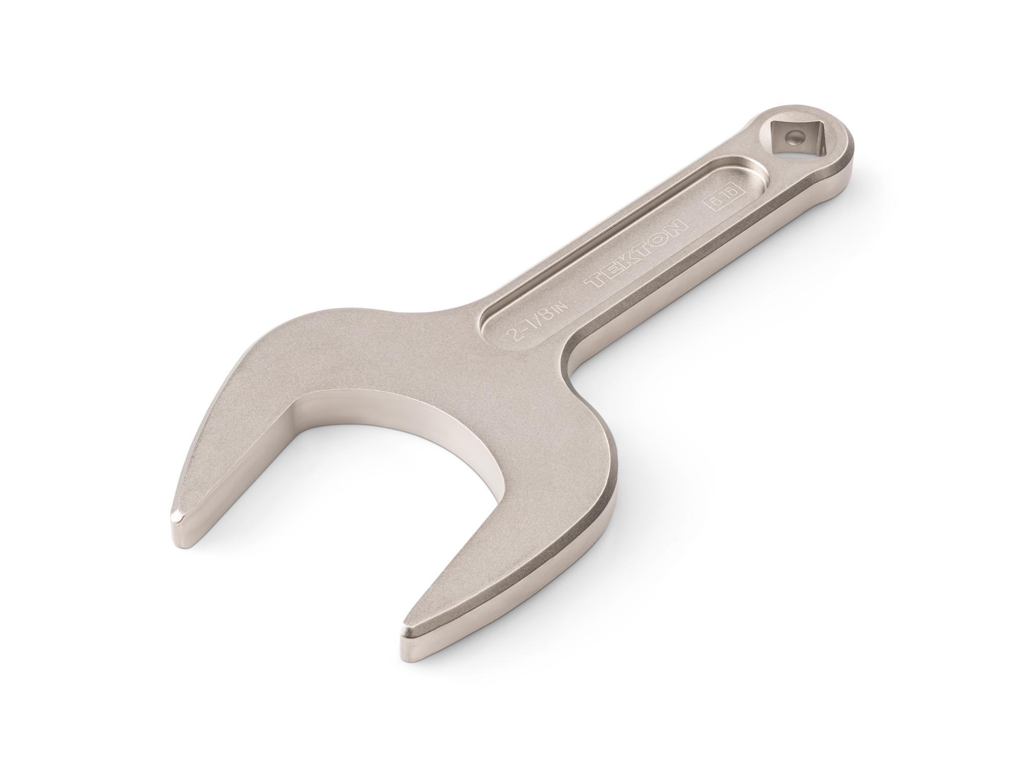 Front-right angle view of Tekton service wrench. Item #WSE14354