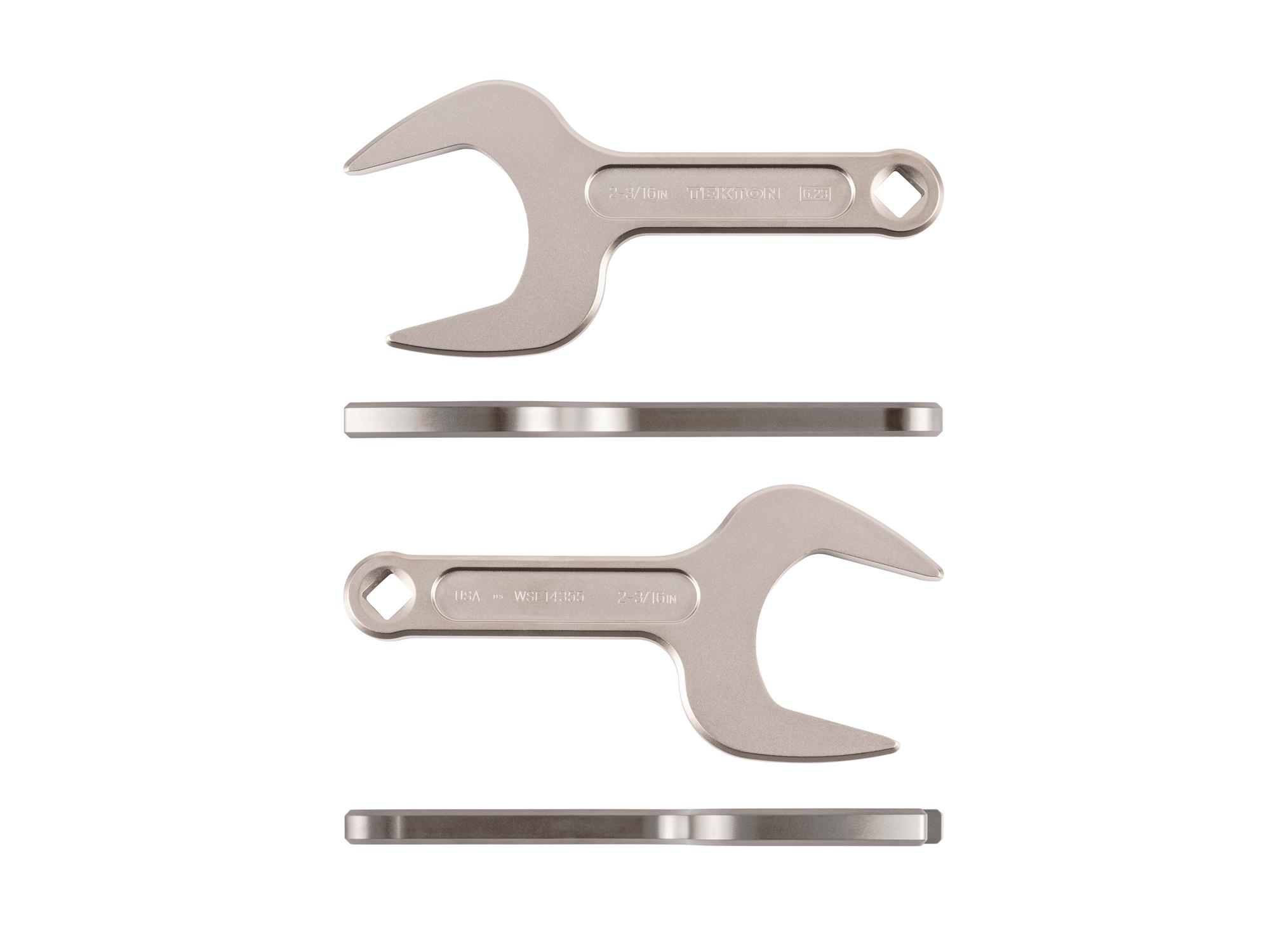 Side view of Tekton service wrench. Item #WSE14355
