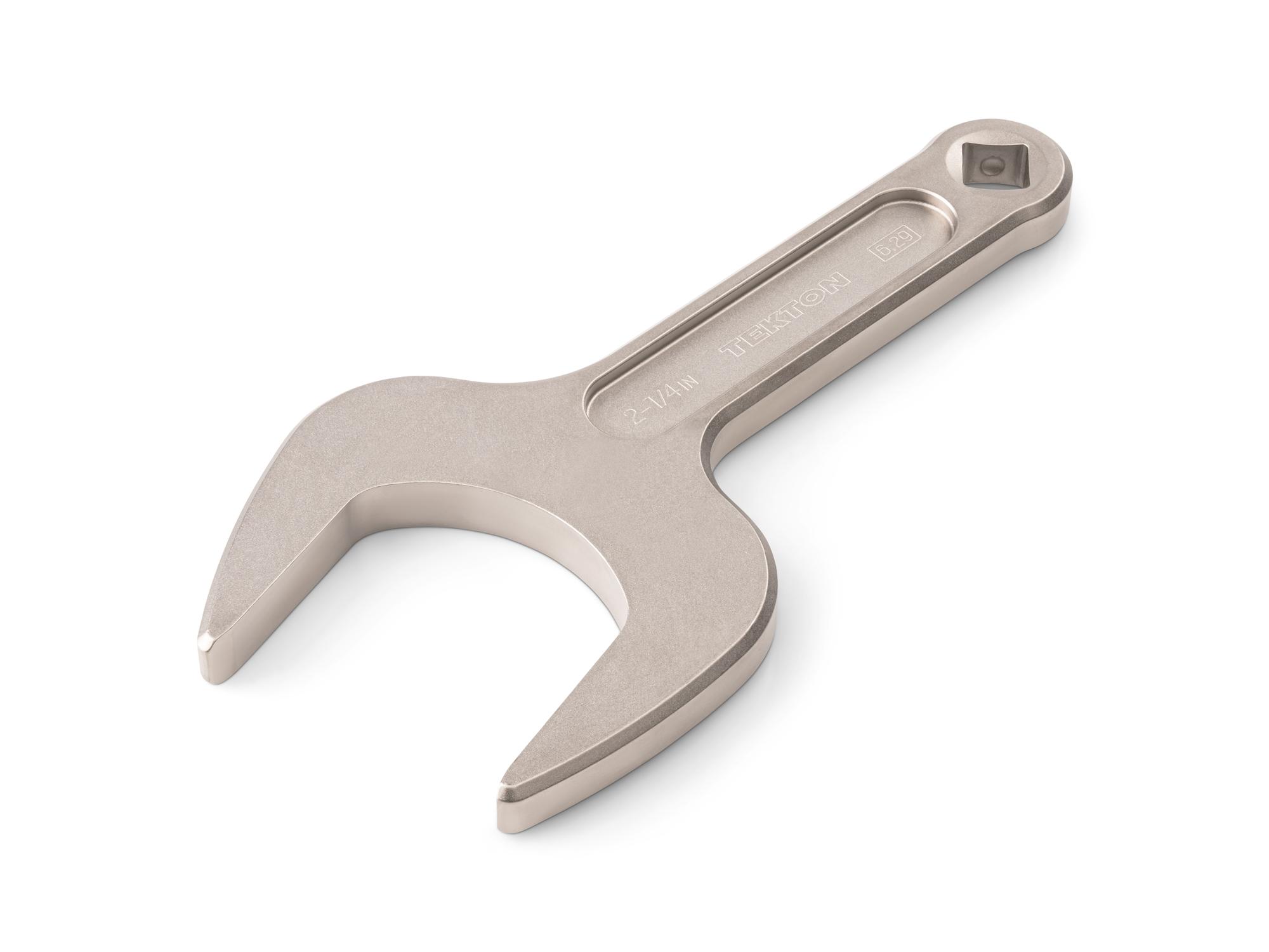 Front-right angle view of Tekton service wrench. Item #WSE14357