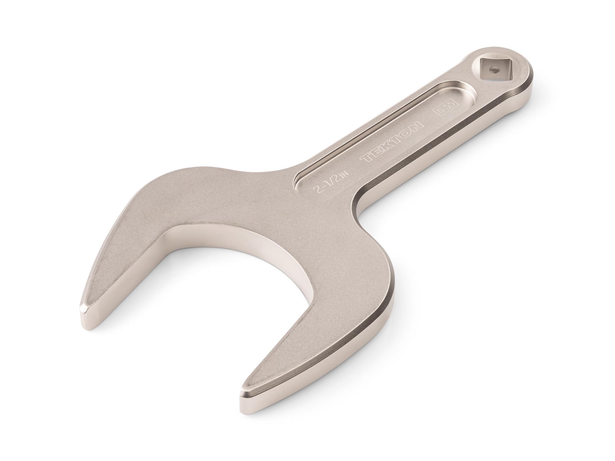 Front-right angle view of Tekton service wrench. Item #WSE14363