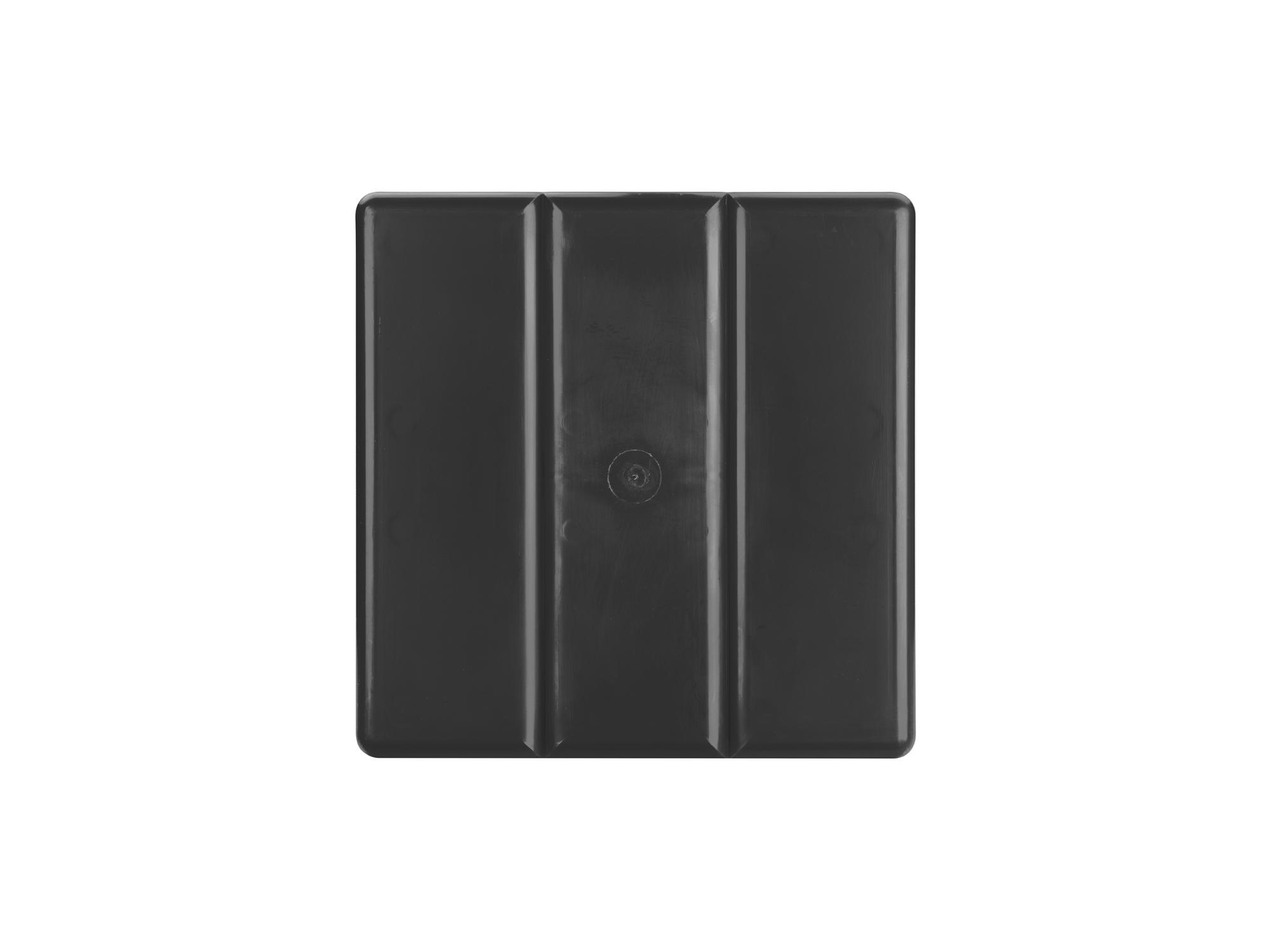 Bottom view of black Tekton organizer tray organizer tray. Item #OTD11103