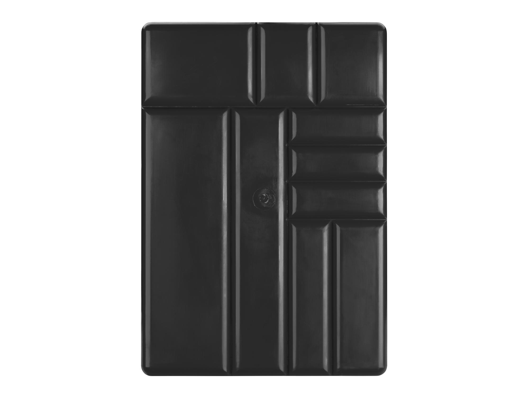 Bottom view of black Tekton organizer tray organizer tray. Item #OTD11110
