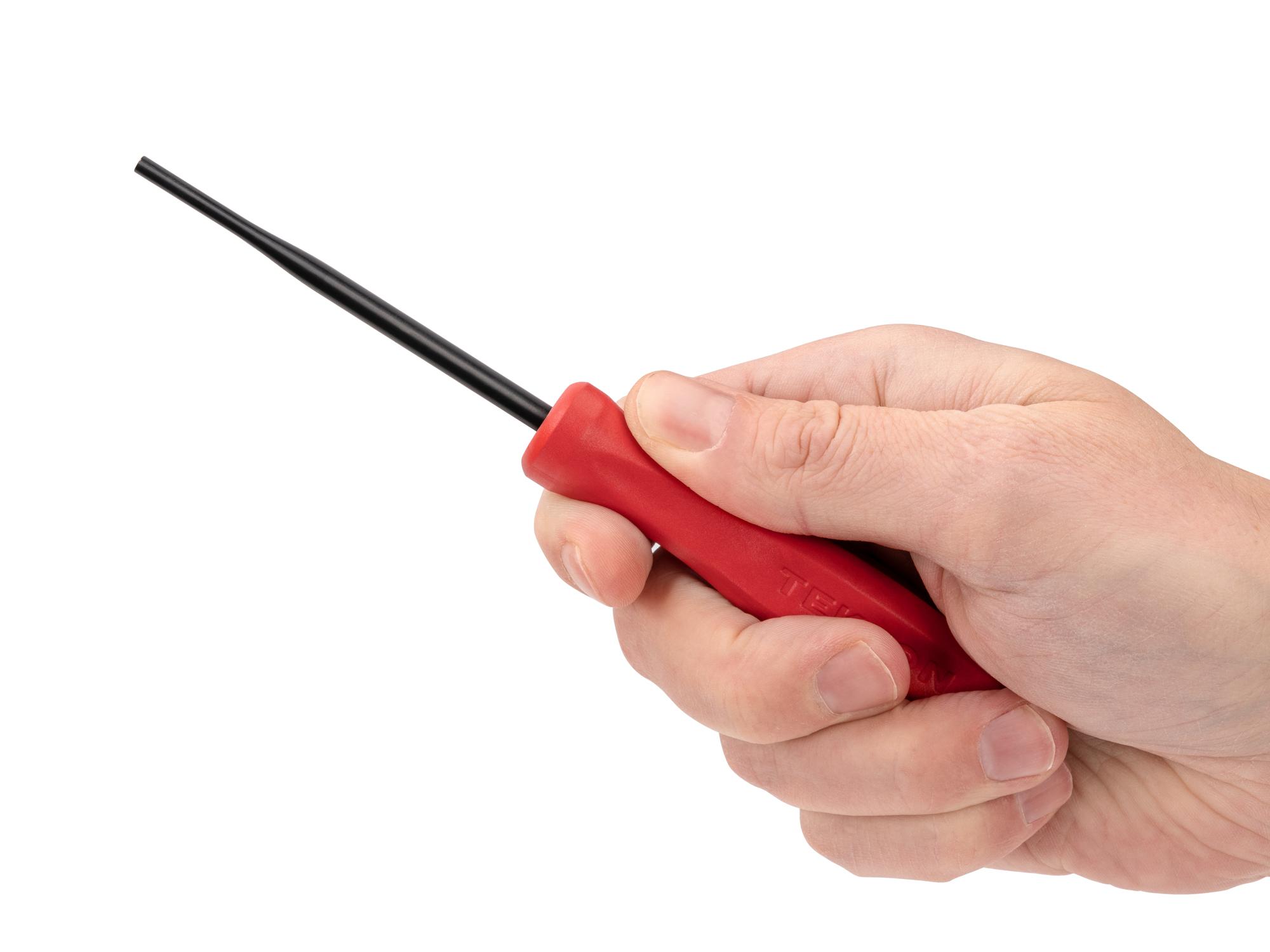 Person holding Tekton pick and hook. Item #PNH21112