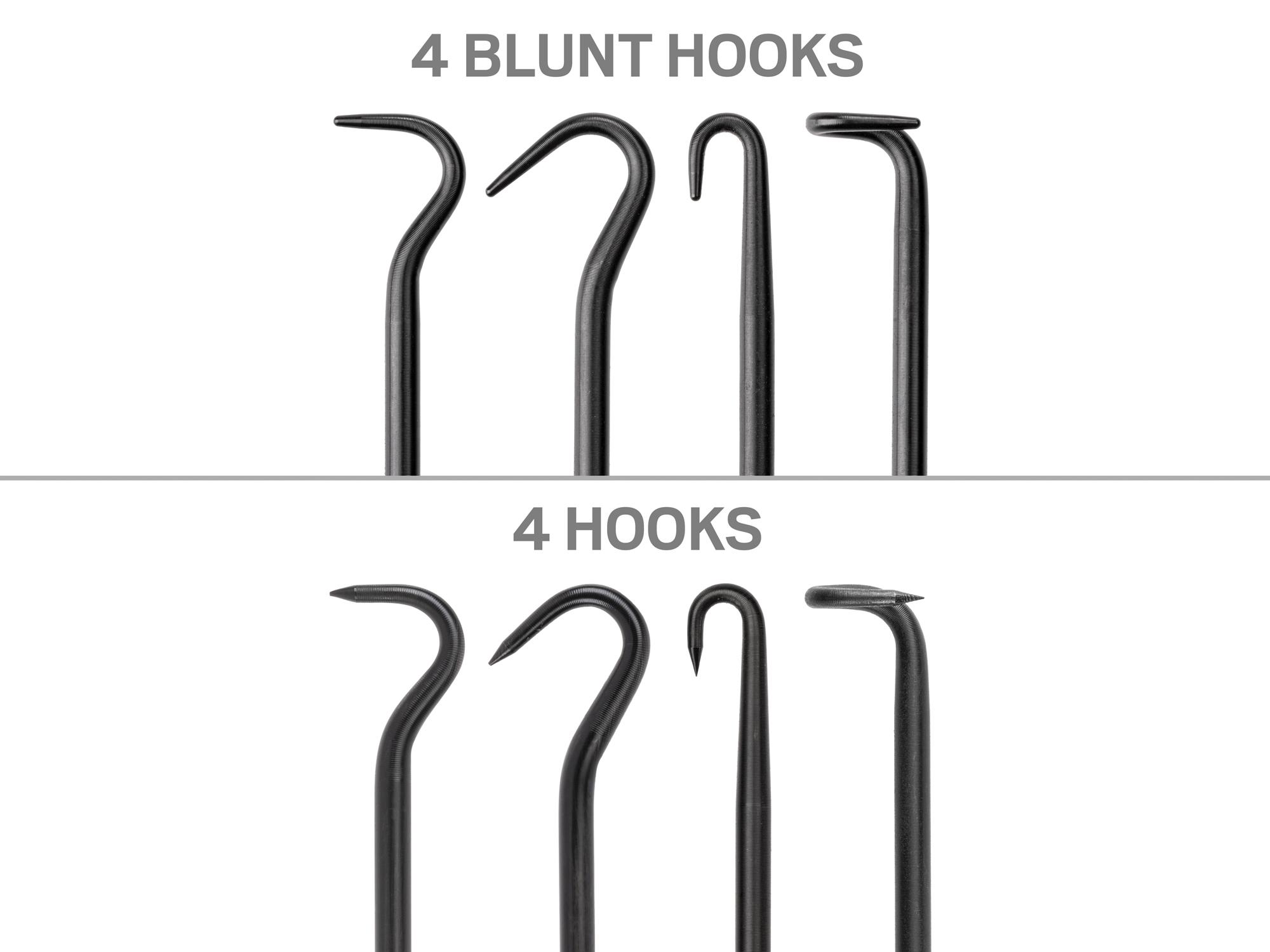 Laid out contents of  Tekton 3 inch pick and hook set. Item #PNH90002