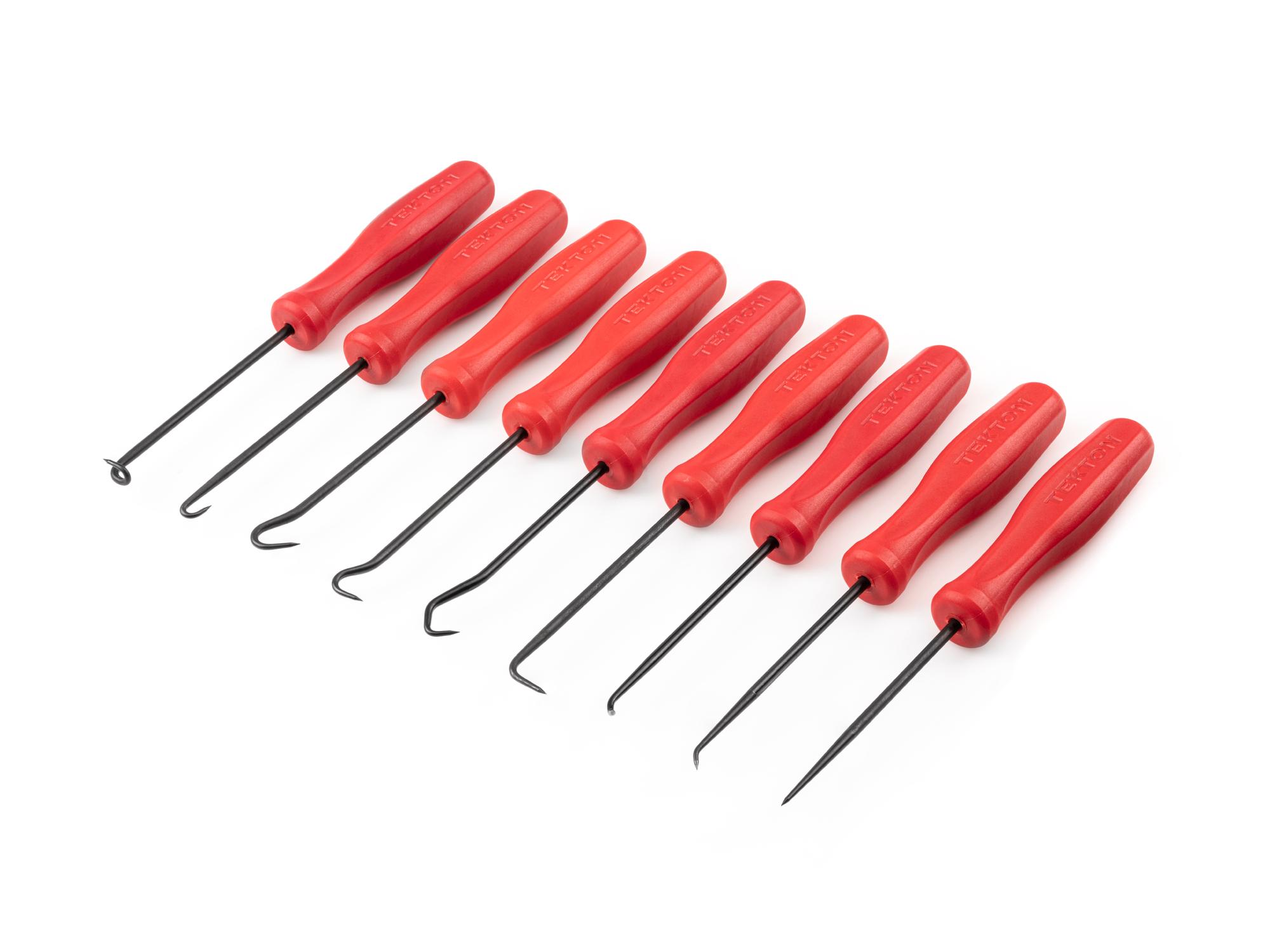 Front-right angle view of Tekton pick and hook set. Item #PNH90004