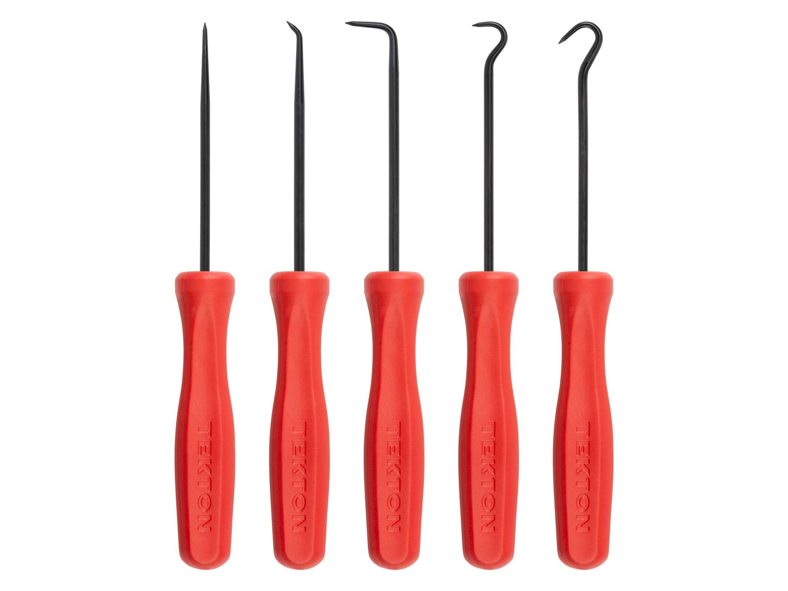 Front view of  Tekton 3 inch pick and hook set. Item #PNH90101