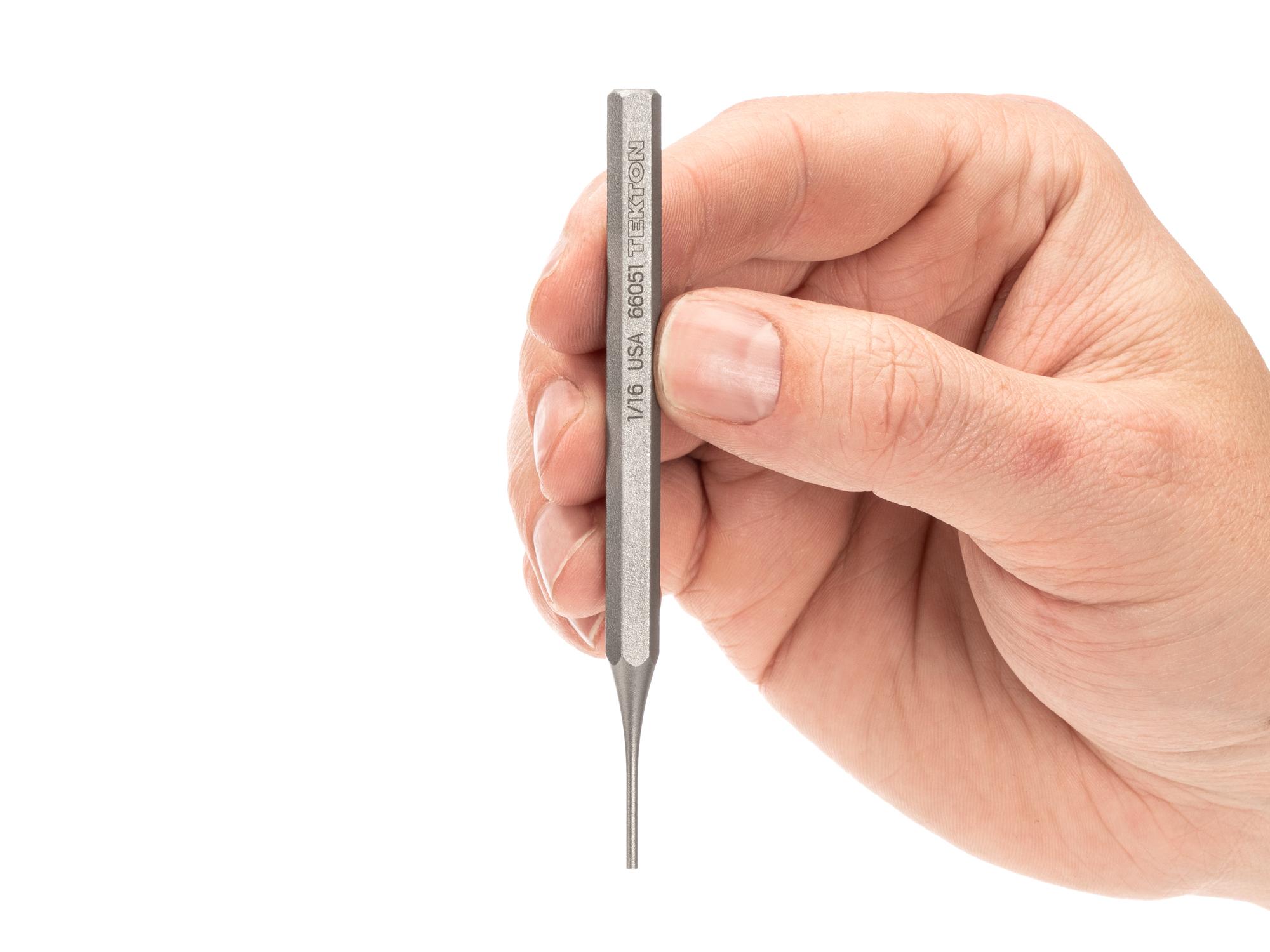 Person holding Tekton punch. Item #66051