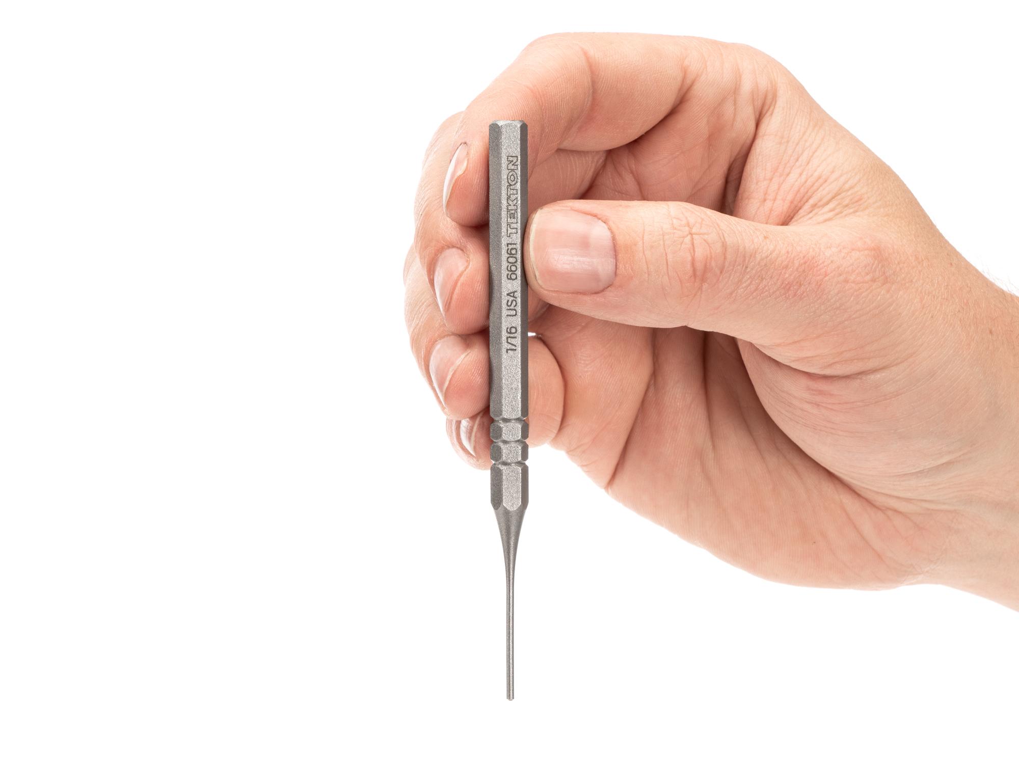 Person holding Tekton punch. Item #66061