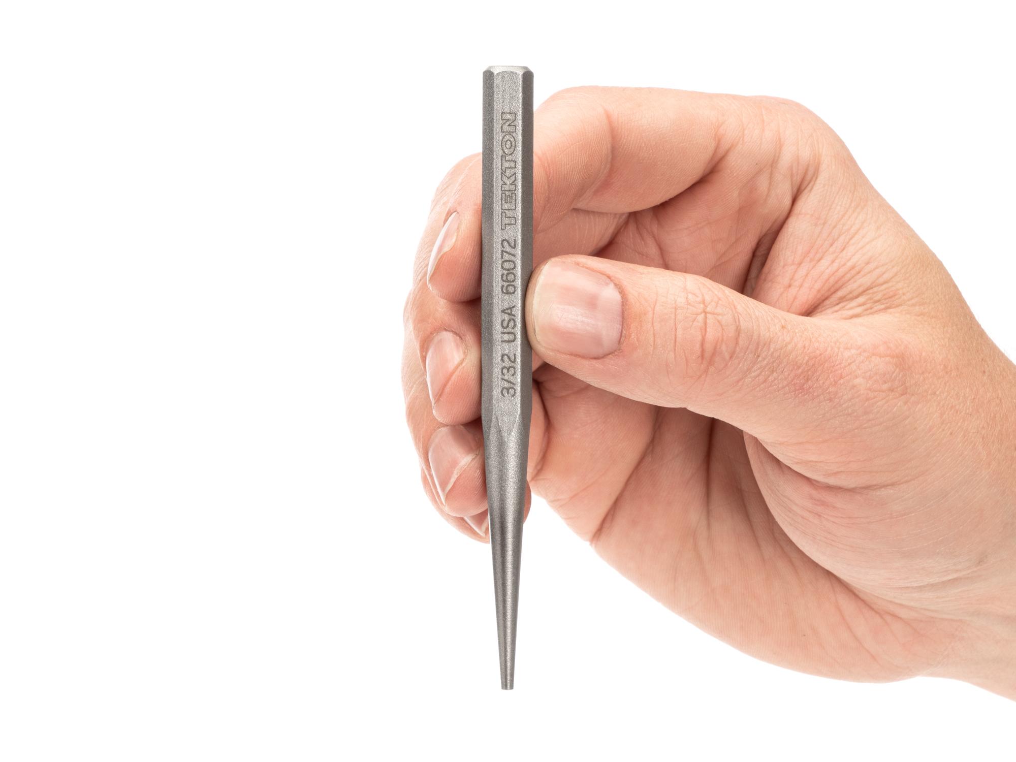 Person holding Tekton punch. Item #66072