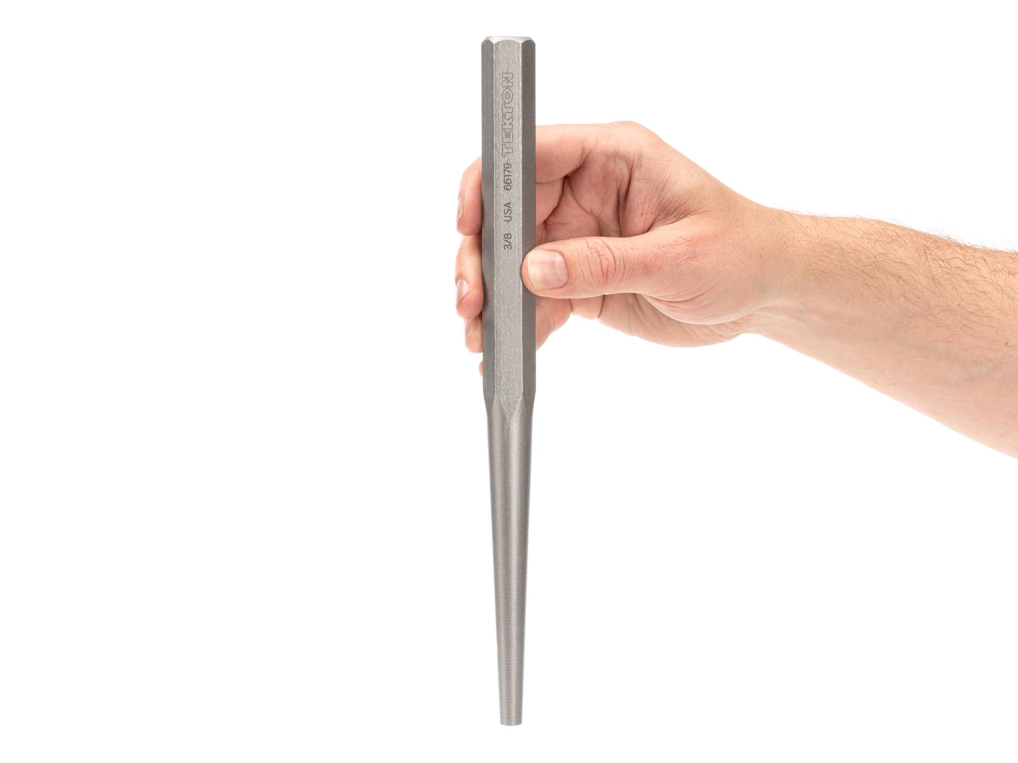 Person holding Tekton punch. Item #66179