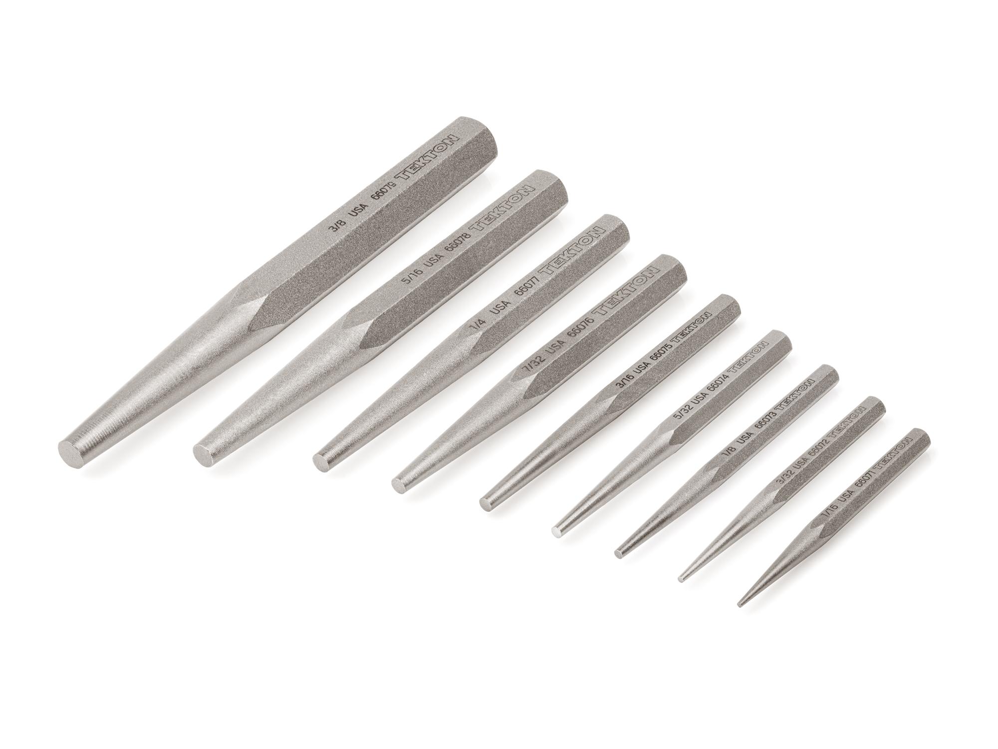 Front-right angle view of Tekton punch set. Item #PNC94001