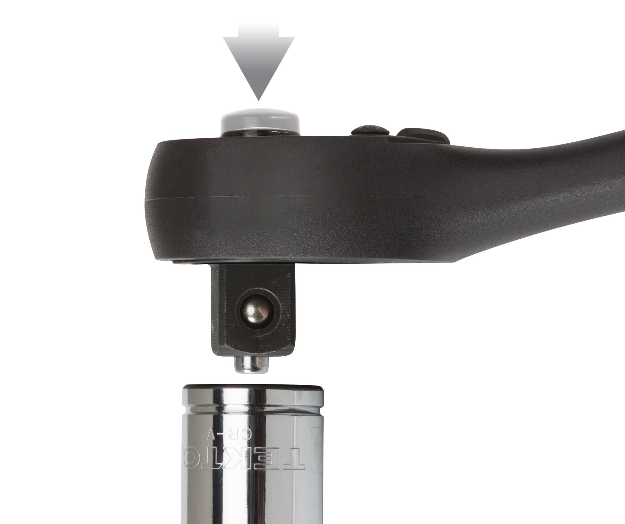 Closeup view of Tekton ratchet. Item #1458