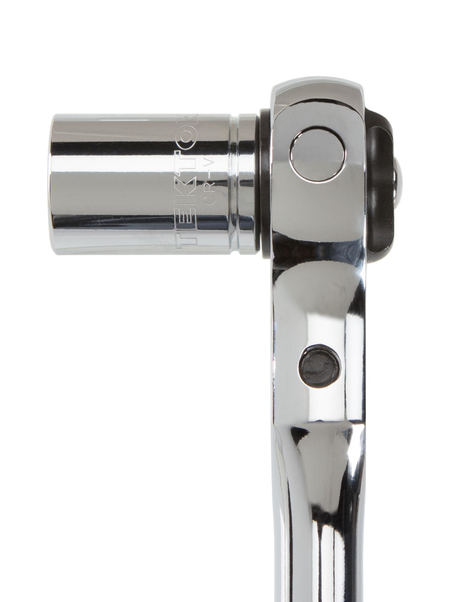 TEKTON 1/4 Inch Drive x 5 Inch Swivel-Head Quick-Release Ratchet