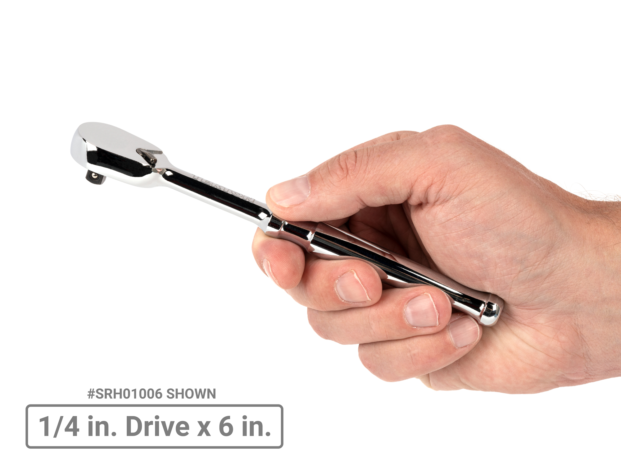 1/4 Inch Drive Non-Quick-Release Ratchet/Spinner Handle Set | TEKTON