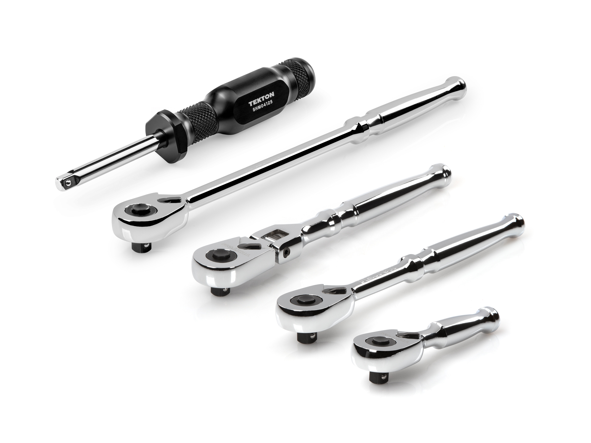 5-Piece 1/4 Inch Drive Quick-Release Drive Tool Set | TEKTON
