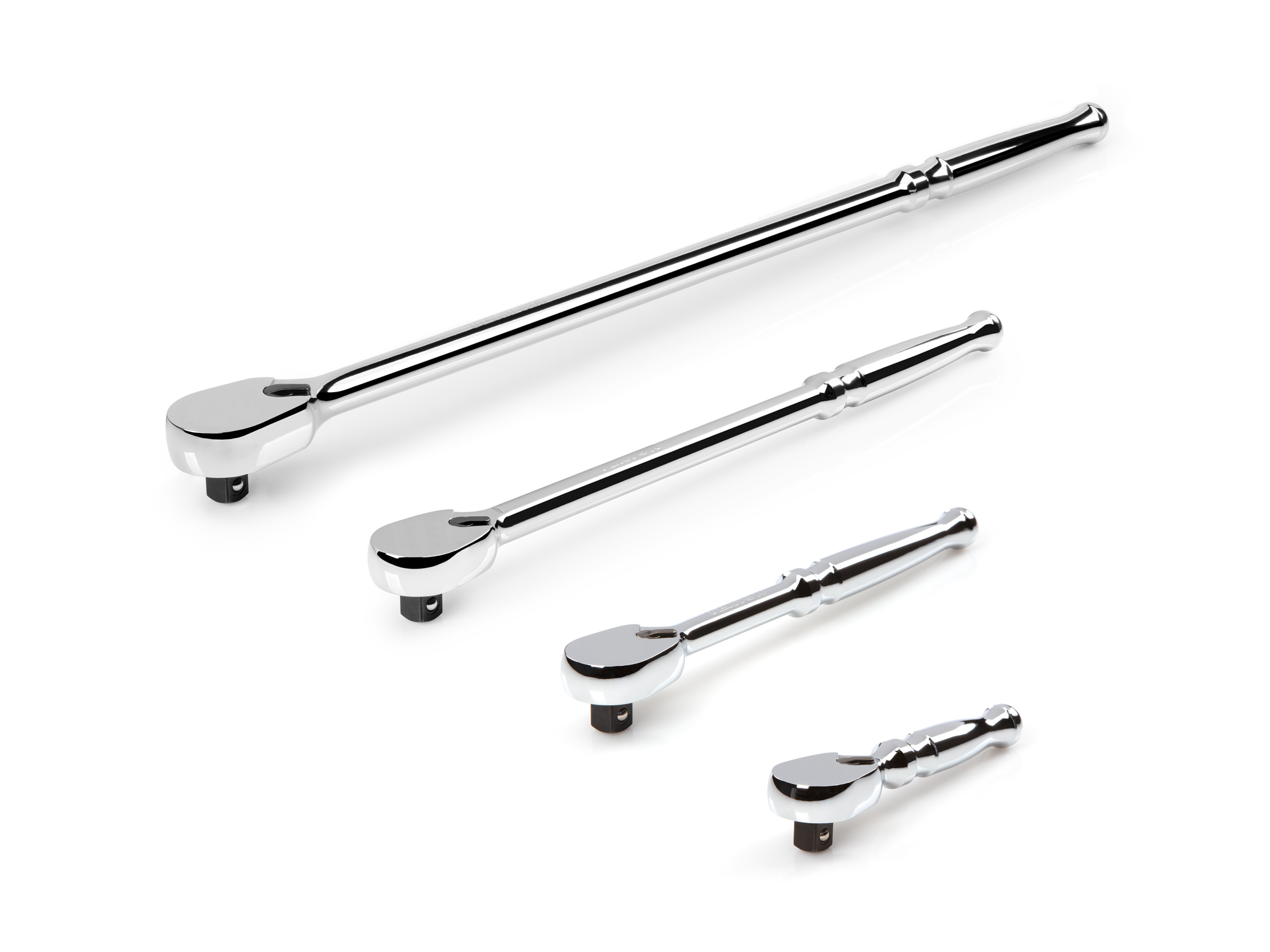 Set includes 4.5 inch, 8 inch, 12 inch, and 18 inch ratchets in 3/8 inch drive. SRH91007.