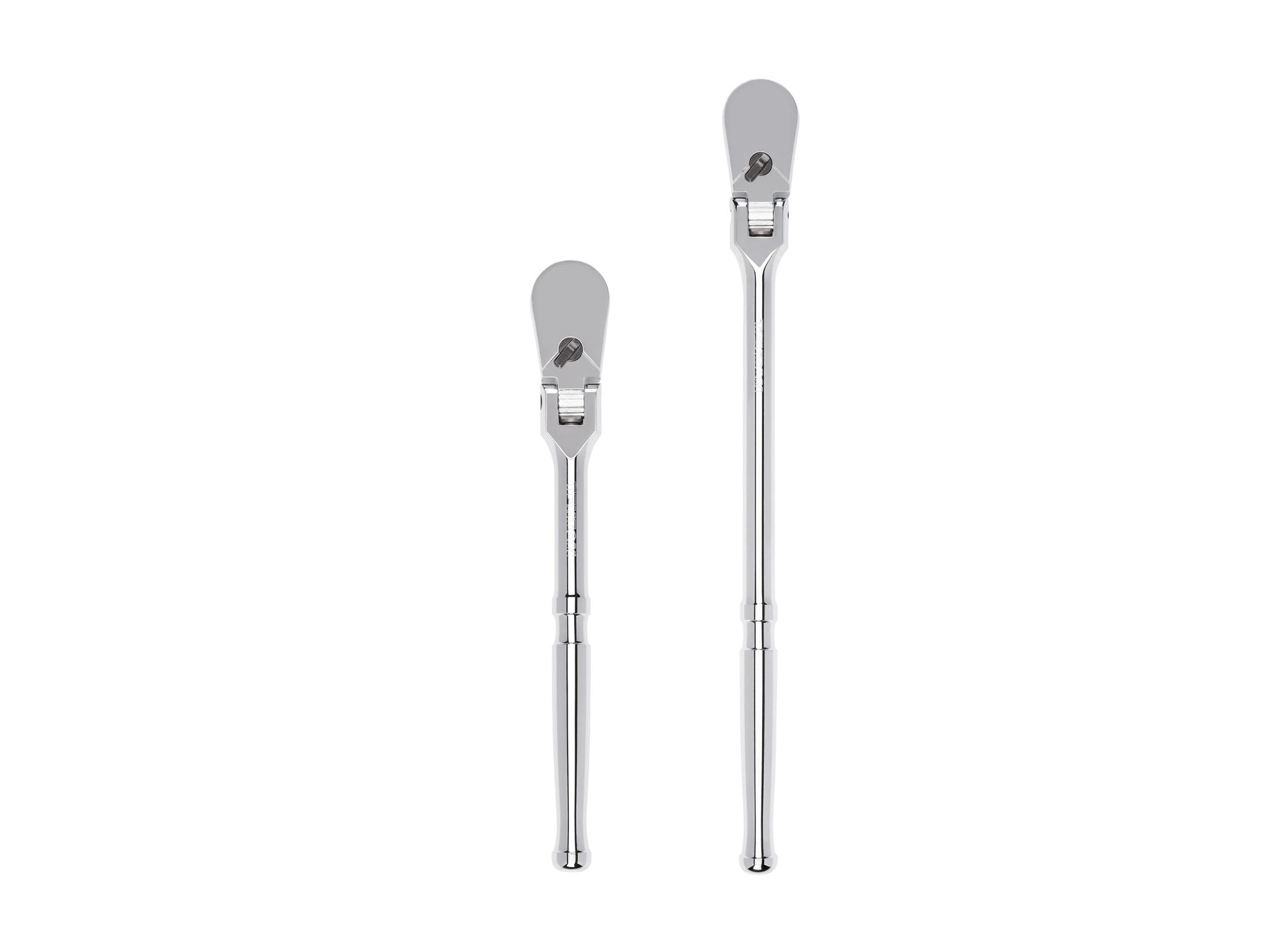 1/2 Inch Drive Flex Head Non-Quick-Release Ratchet Set (2-Piece)