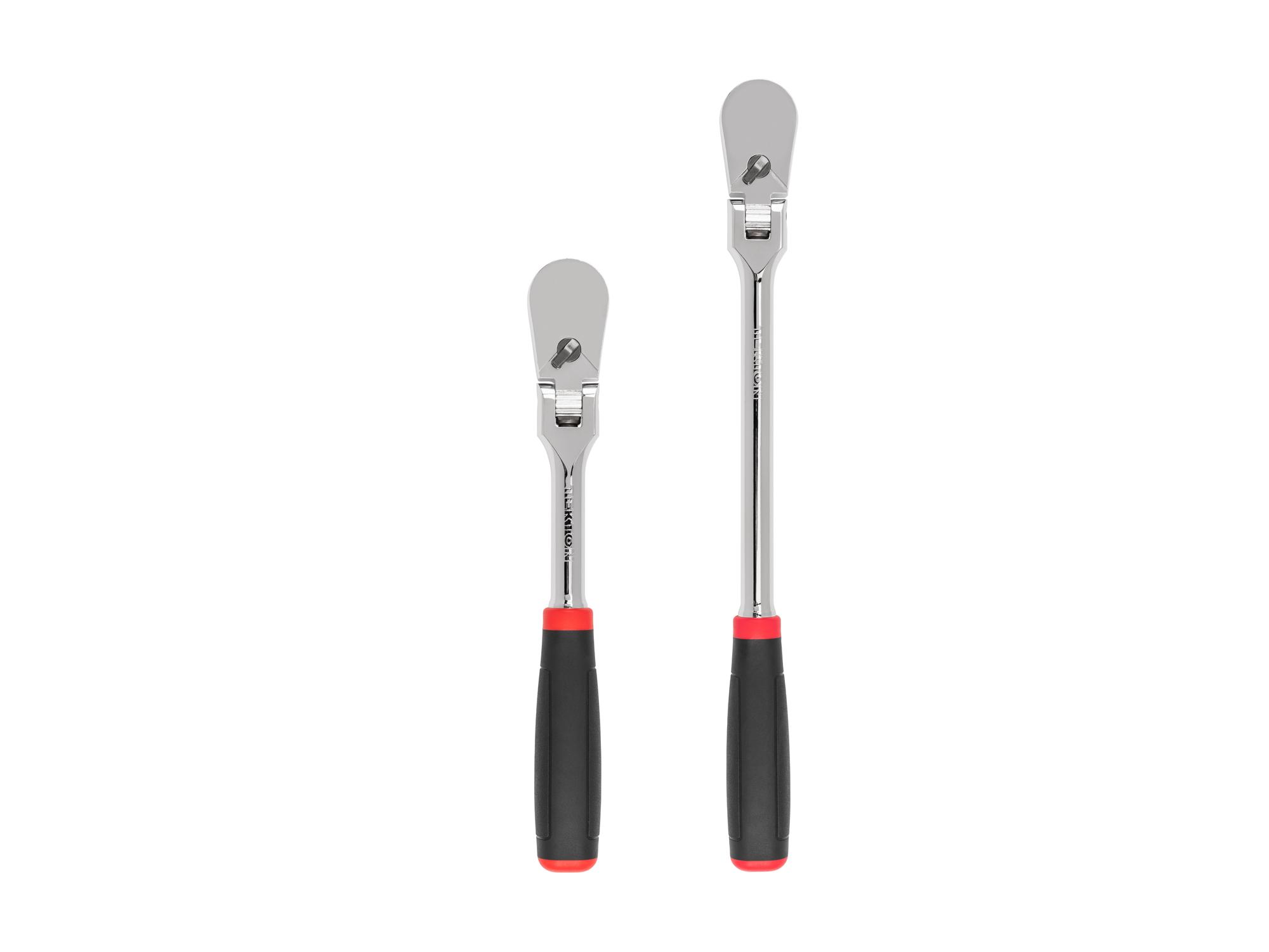 1/2 Inch Drive Flex Head Non-Quick-Release Comfort Grip Ratchet Set (2-Piece)