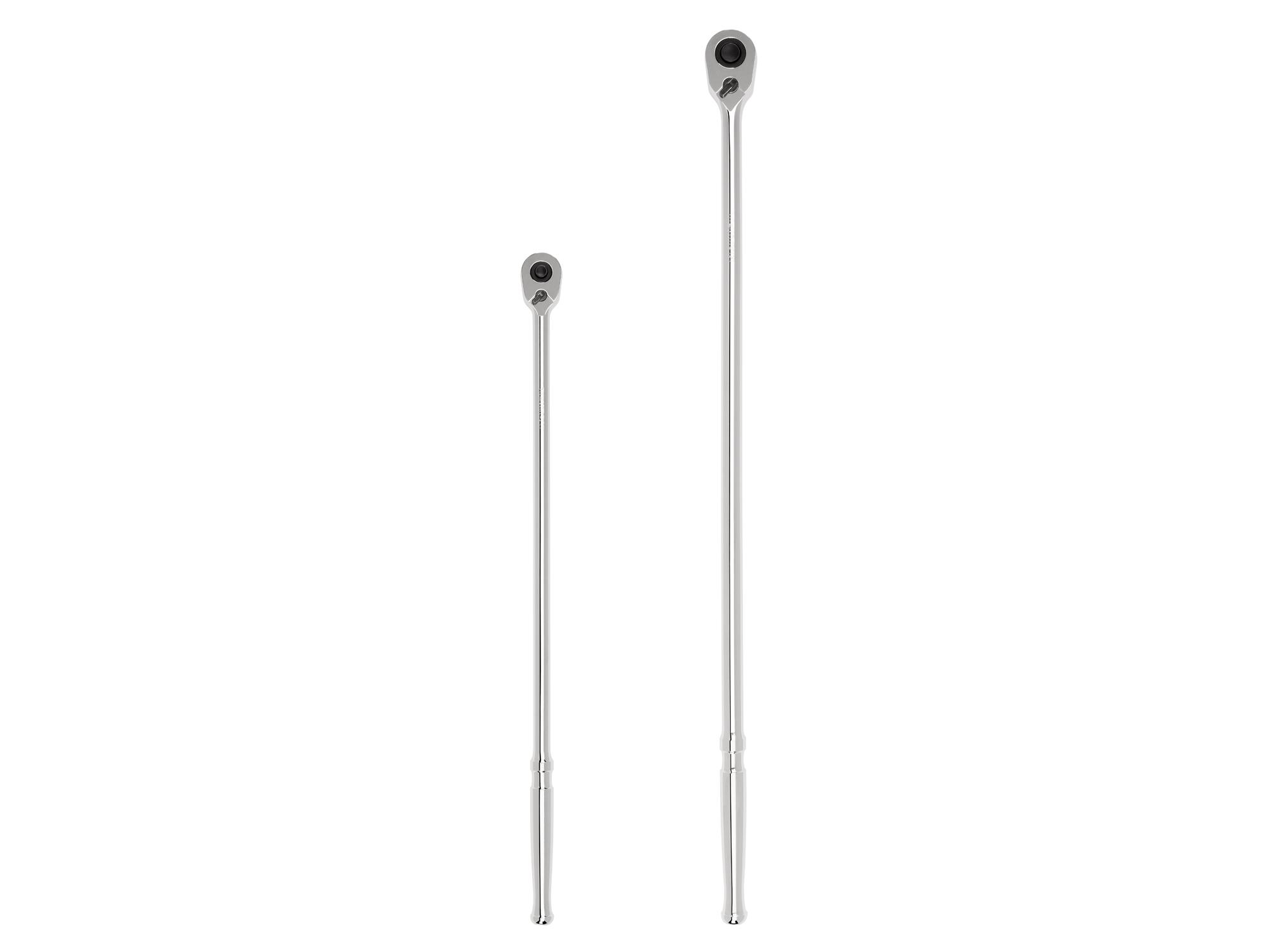 Front view of Tekton ratchet set. Item #SRH99125