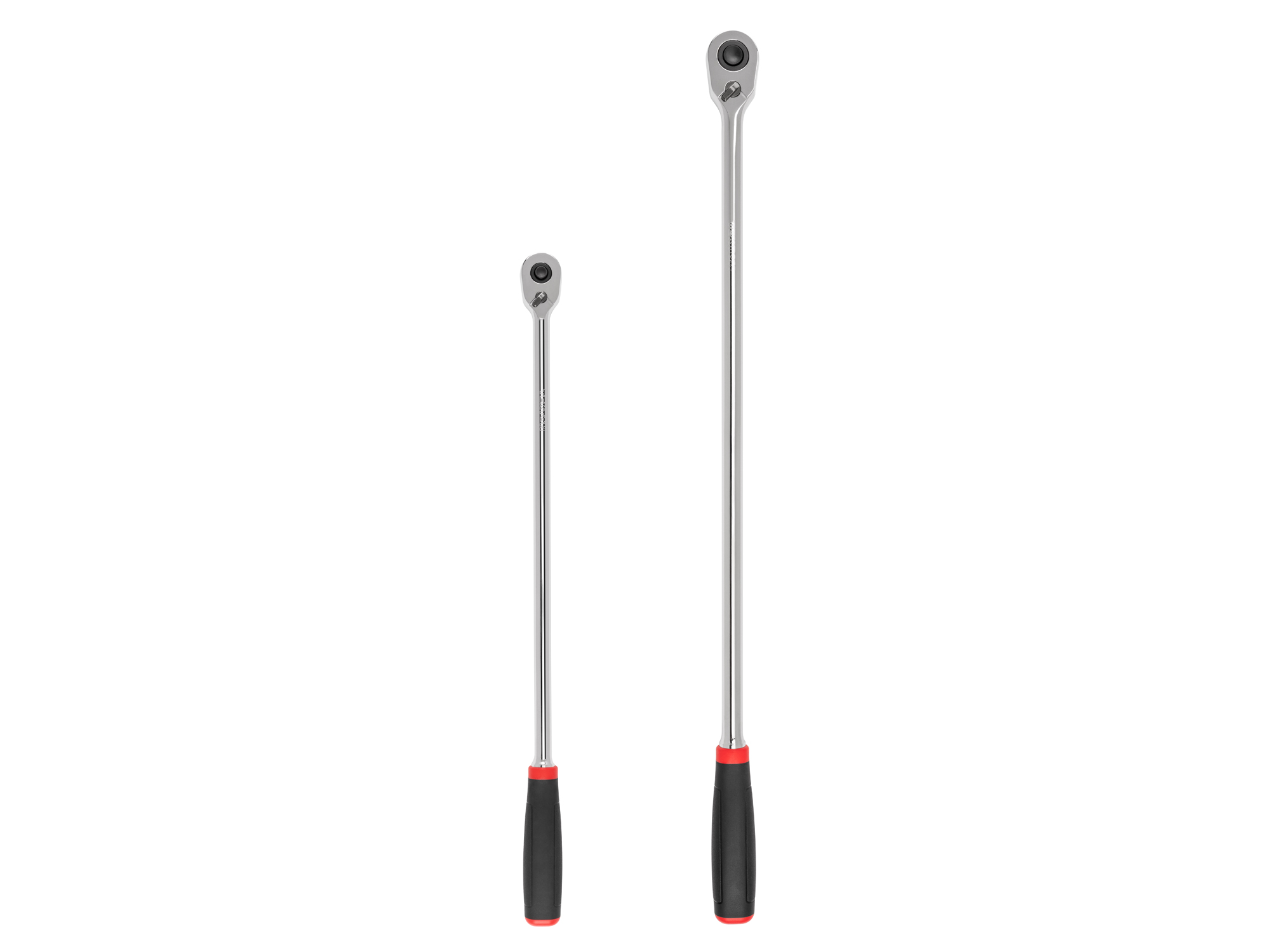 3/8, 1/2 Inch Drive Quick-Release Comfort Grip Extra-Long Ratchet Set (2-Piece)