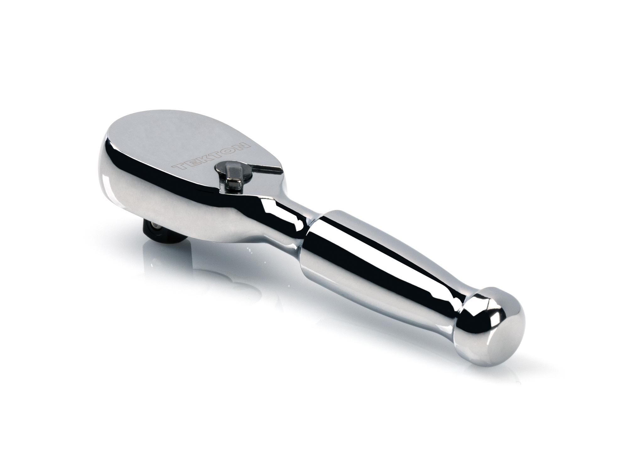 Back angle view of Tekton 3 inch ratchet. Item #SRH01003