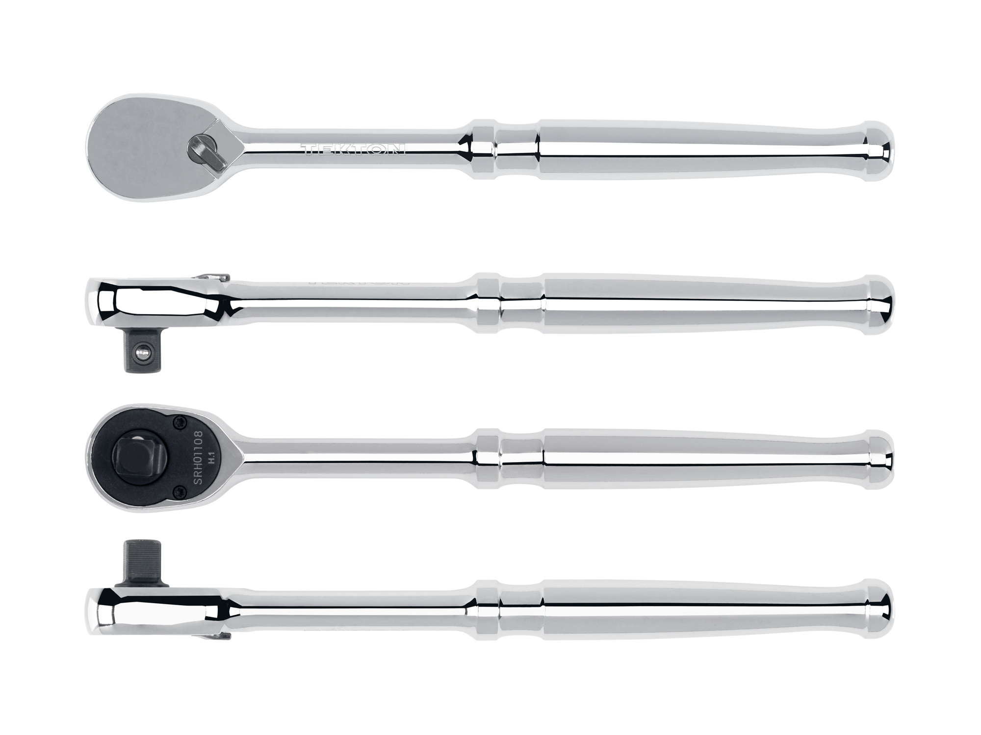 1/4 Inch Drive X 6 Inch Flex Head Quick-Release Ratchet - SRH31006 - View #6