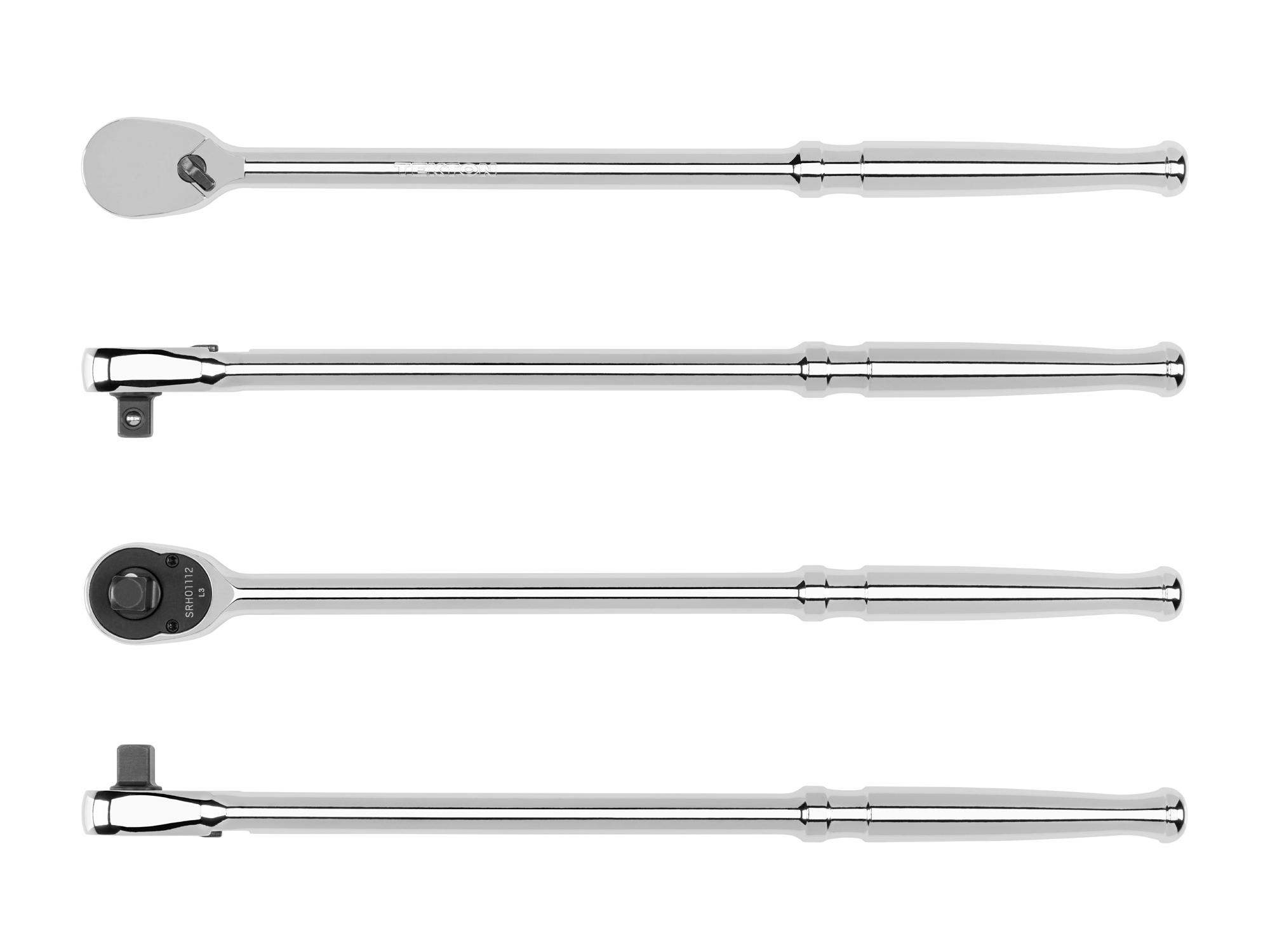 Side view of Tekton 12 inch ratchet. Item #SRH01112