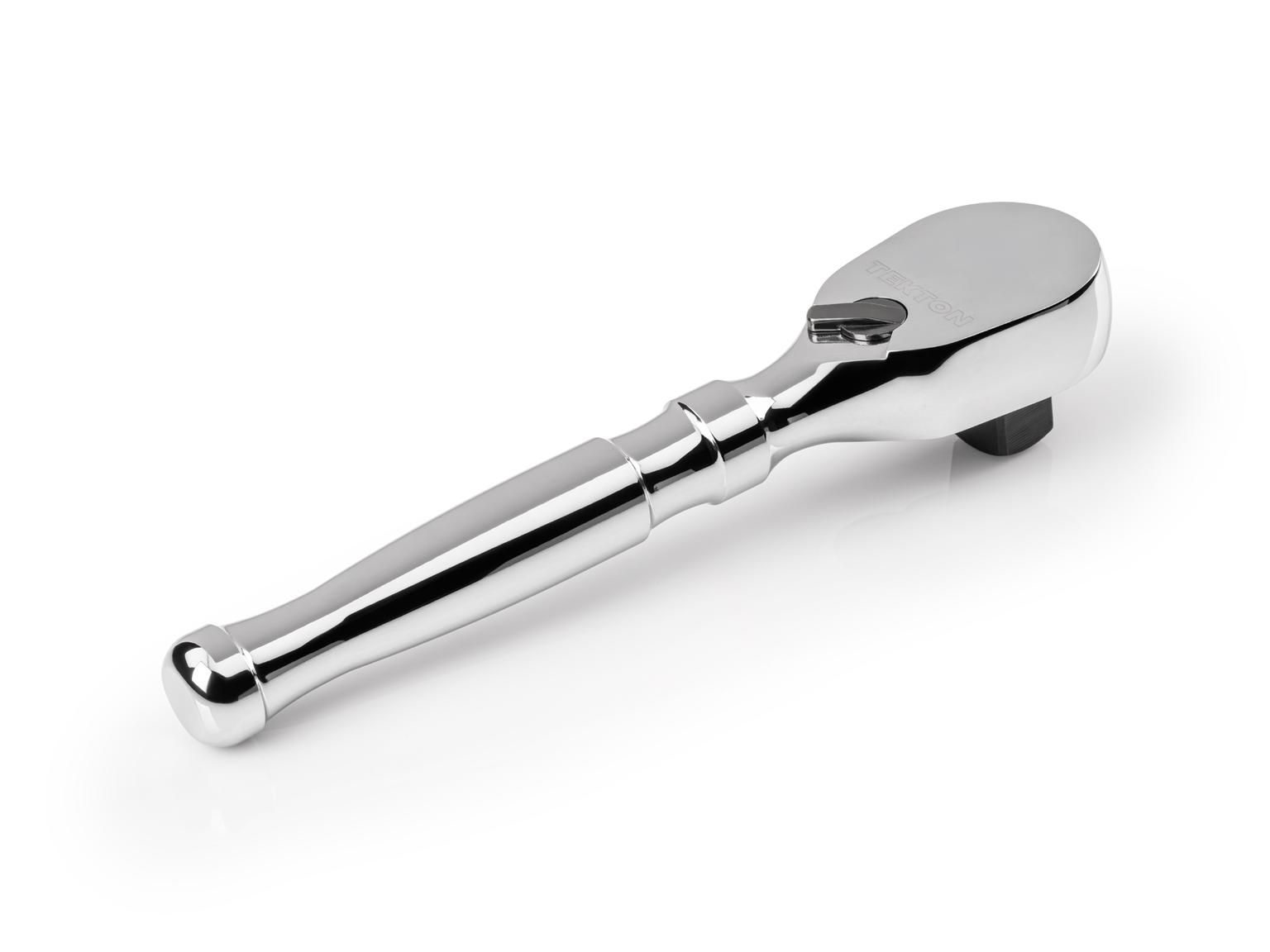 Back angle view of Tekton 6 inch ratchet. Item #SRH01206