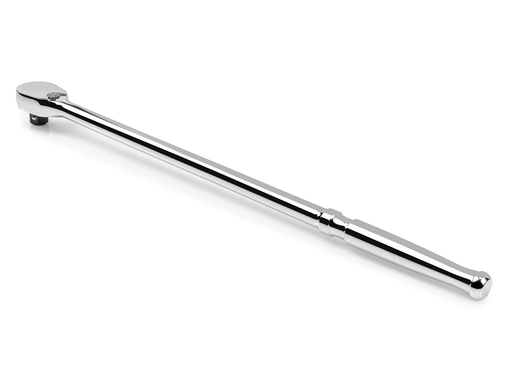 Back angle view of Tekton 18 inch ratchet. Item #SRH01218