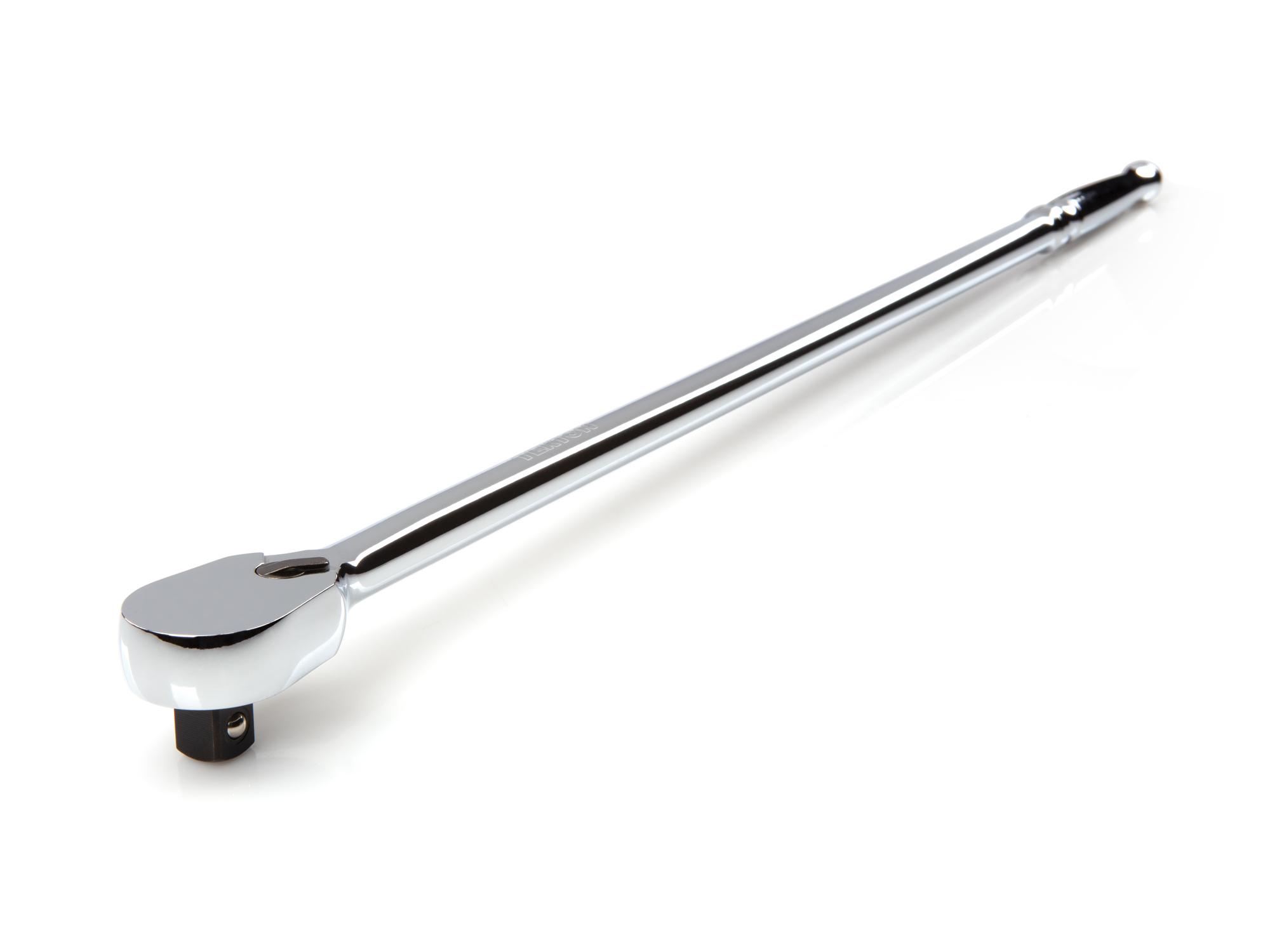 Front-right angle view of Tekton 24 inch ratchet. Item #SRH01224