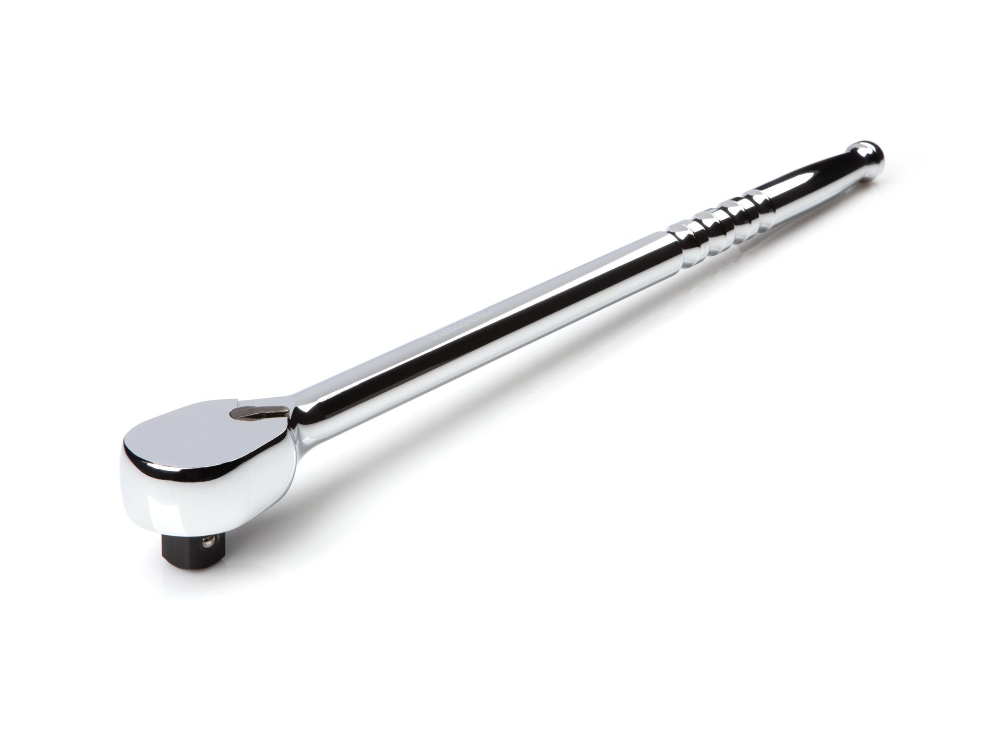 Front-right angle view of Tekton 22 inch ratchet. Item #SRH01322