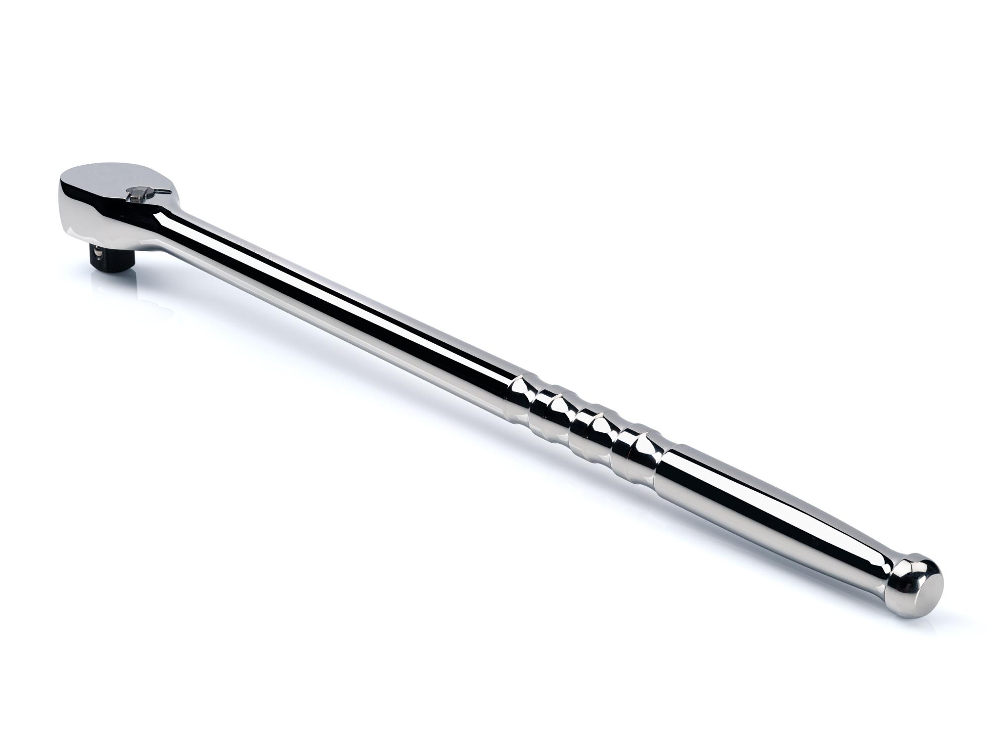 Back angle view of Tekton 22 inch ratchet. Item #SRH01322